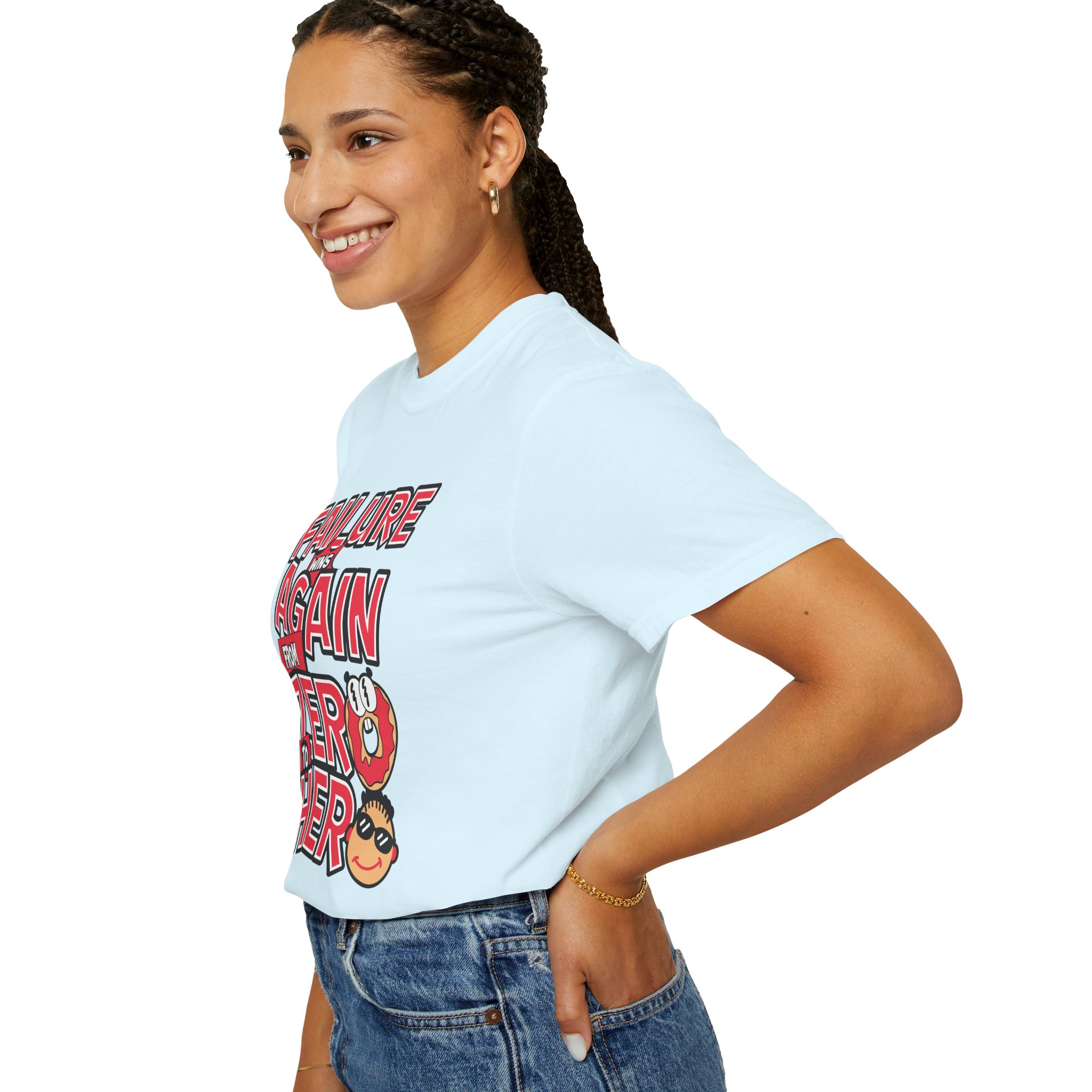 b2 - 2.3 - From Failure Again to Hero T-Shirt – Motivational Graphic Tee for Growth, Resilience & Success Mindset. - Image 45