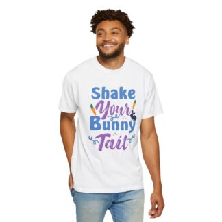 Cute bunny graphic T-shirt for Easter Fun - Shake Your Bunny Tail T-Shirt - Image 14