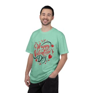 Happy Valentine’s Day Heart Design T-Shirt – Romantic Valentine Graphic Tee for Couples, Love Gift & Festive Wear. - Image 26