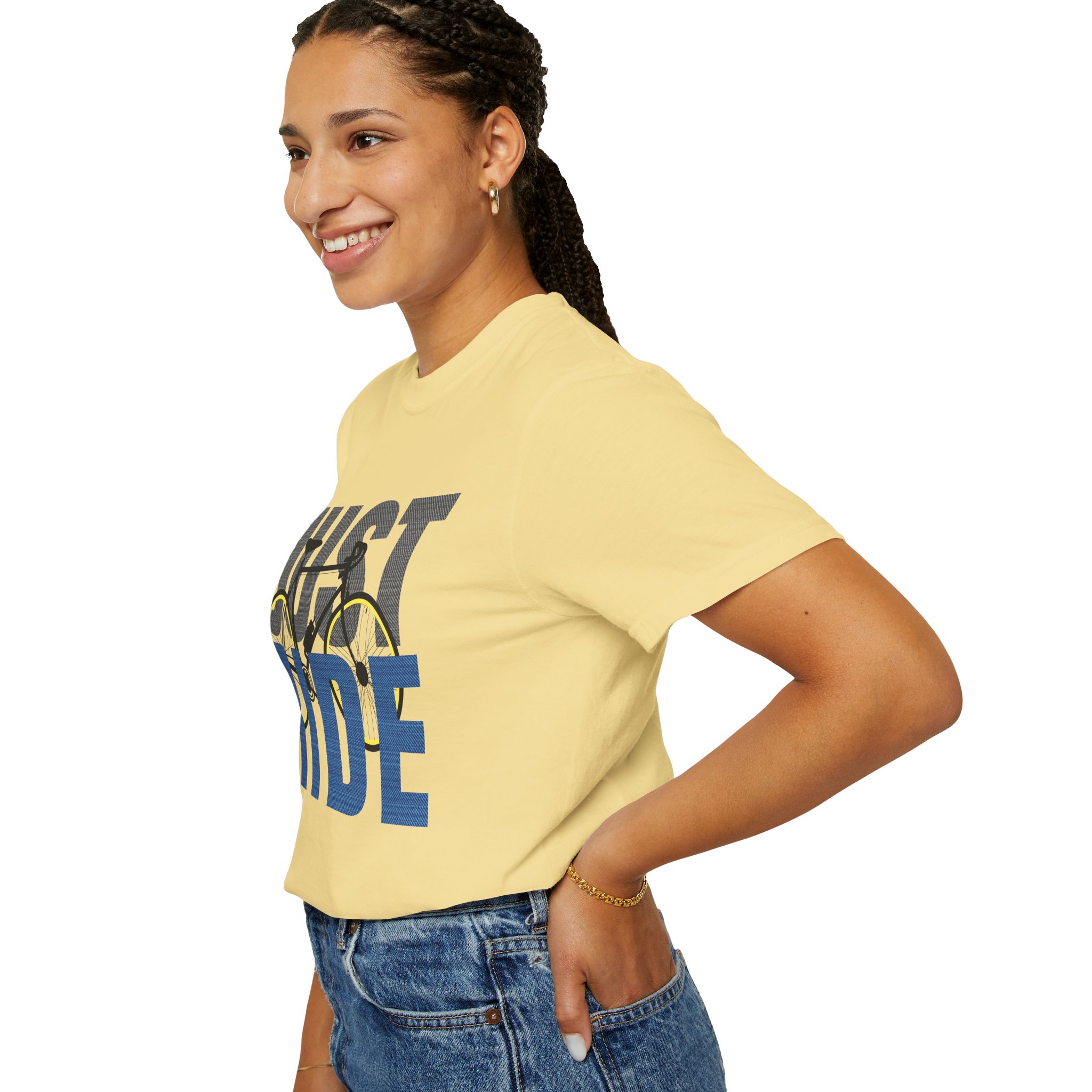 Unisex Cycling T-shirt, Just Ride Graphic Tee, Sporty Casual Wear, Cycling Gift, Active Lifestyle Apparel, Bike Lover Shirt. - Image 21