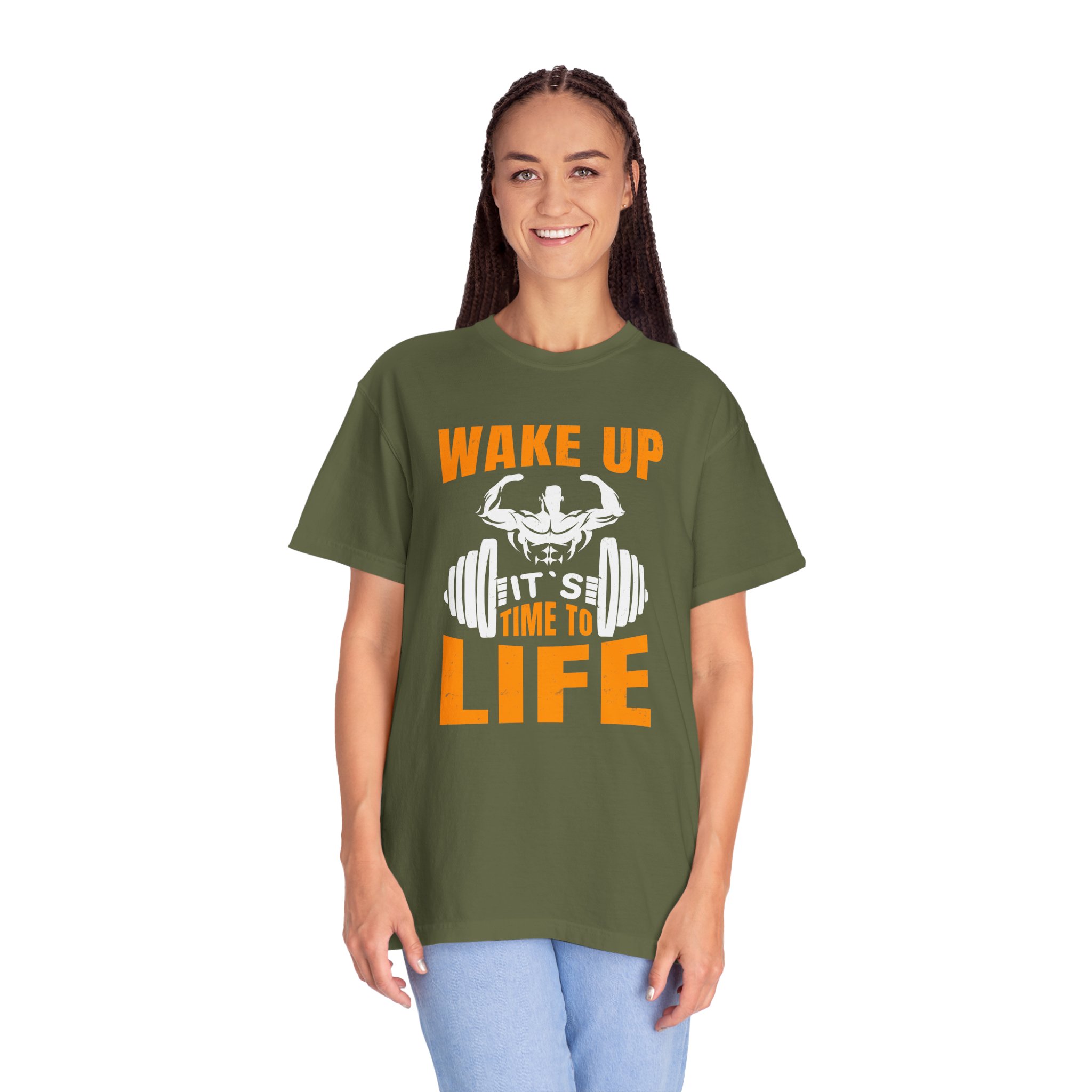 b2 - 6.19 - Wake Up It’s Time to Lift T-Shirt – Motivational Weightlifting Graphic Tee for Early Grind, Strength & Gym Dedication. - Image 11