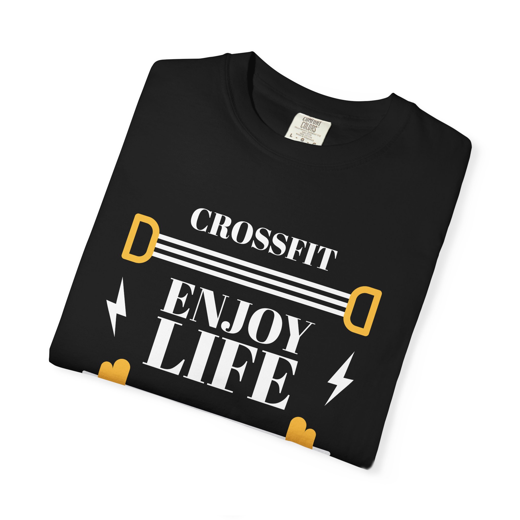 CrossFit Motivational T-Shirt, Unisex Workout Tee, Gym Apparel, Fitness Gift, Enjoy Life It's Just One. - Image 7