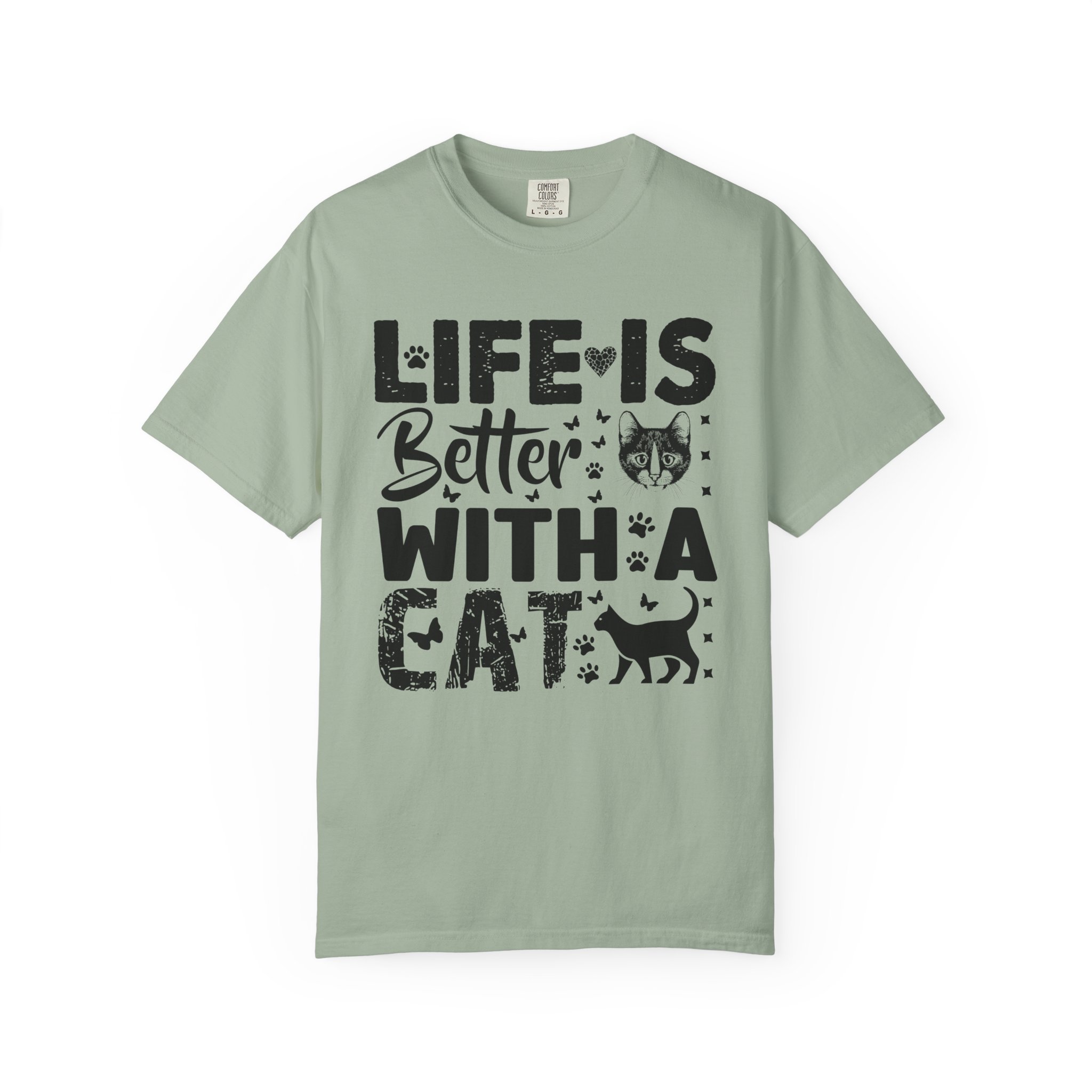 C - 5.18 - Life Is Better With A Cat lover T-Shirt. - Image 25