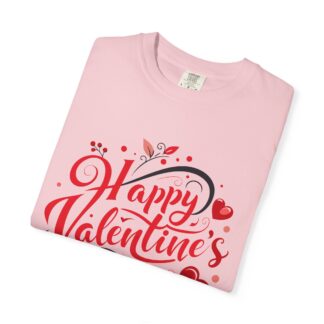 Happy Valentine’s Day Heart Design T-Shirt – Romantic Valentine Graphic Tee for Couples, Love Gift & Festive Wear. - Image 55