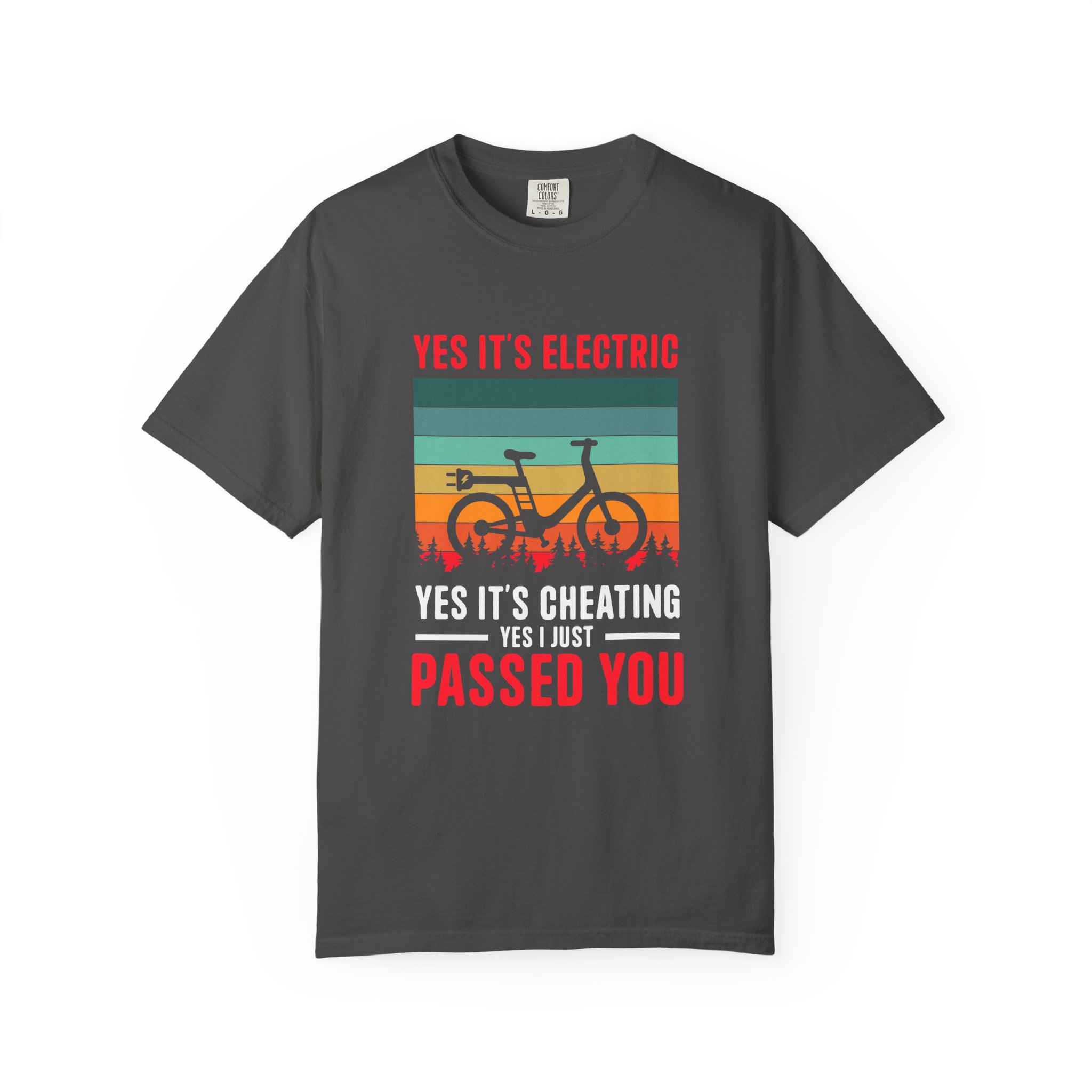 Electric Bike Humor T-Shirt - Perfect Gift for Cyclists, Casual Outfit, Sports Event, Cycling Enthusiasts. - Image 25