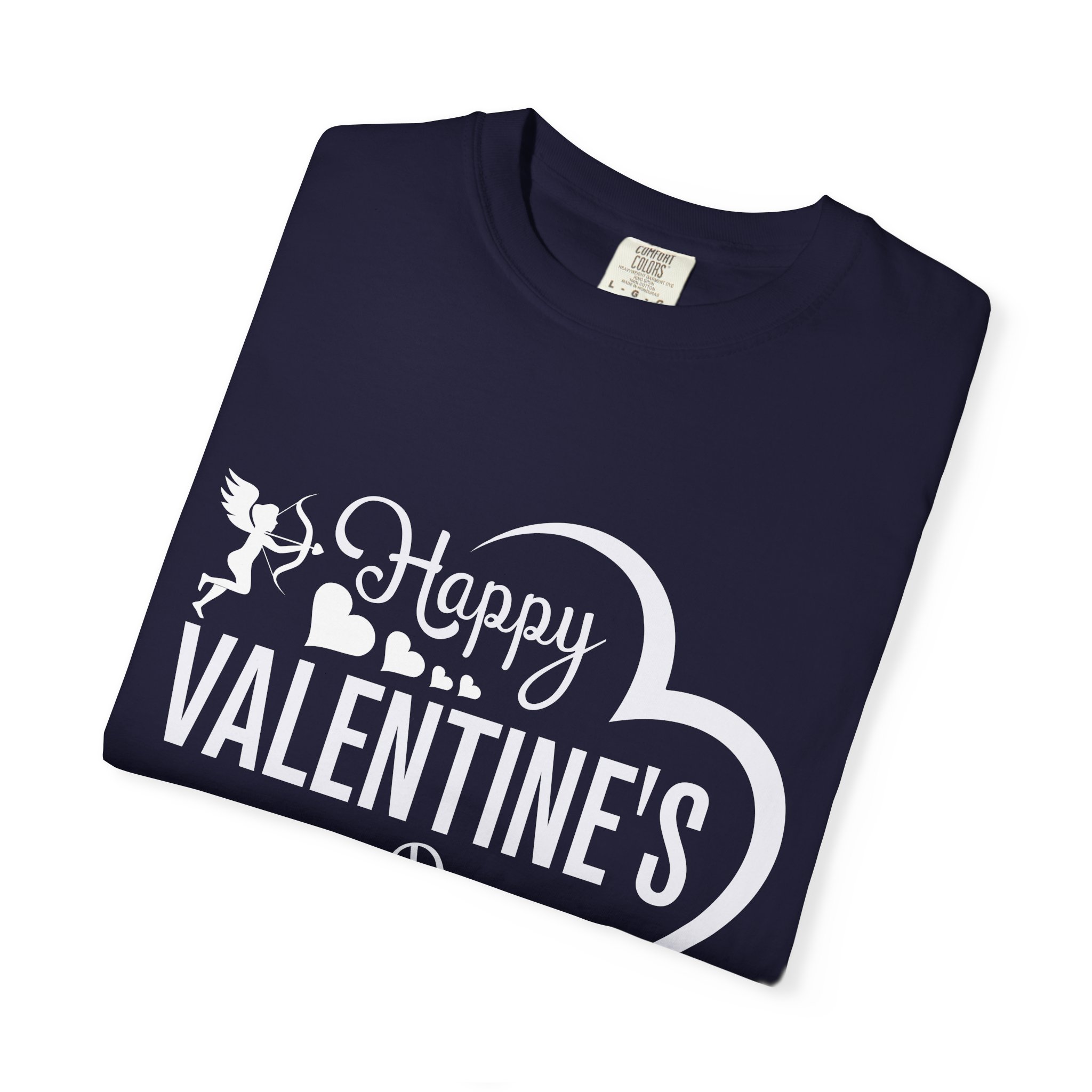 Unisex Garment-Dyed T-shirt for Valentine's Day, Cute Couple Shirt, Love-themed Tee, Perfect Gift, Holiday Apparel. - Image 23