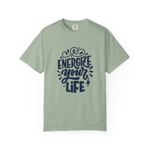 Motivational quote t-shirt for Gift- Energizing Your Life Unisex Tee - Image 25
