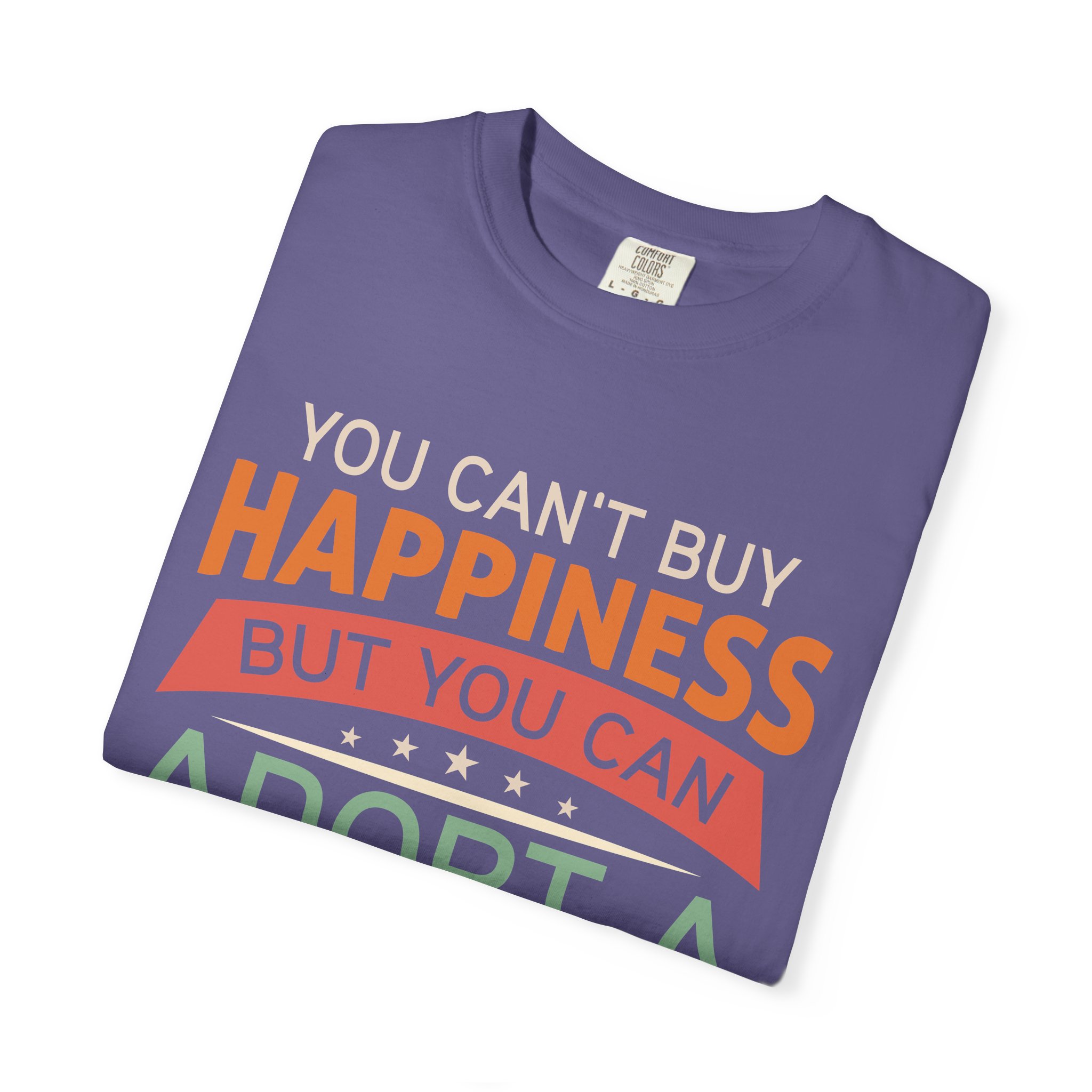 b2 - 5.16 - You Can’t Buy Happiness But You Can Adopt a Cat T-Shirt – Rescue Cat Lover Graphic Tee for Adoption Awareness & Heartwarming Pet Vibes. - Image 39