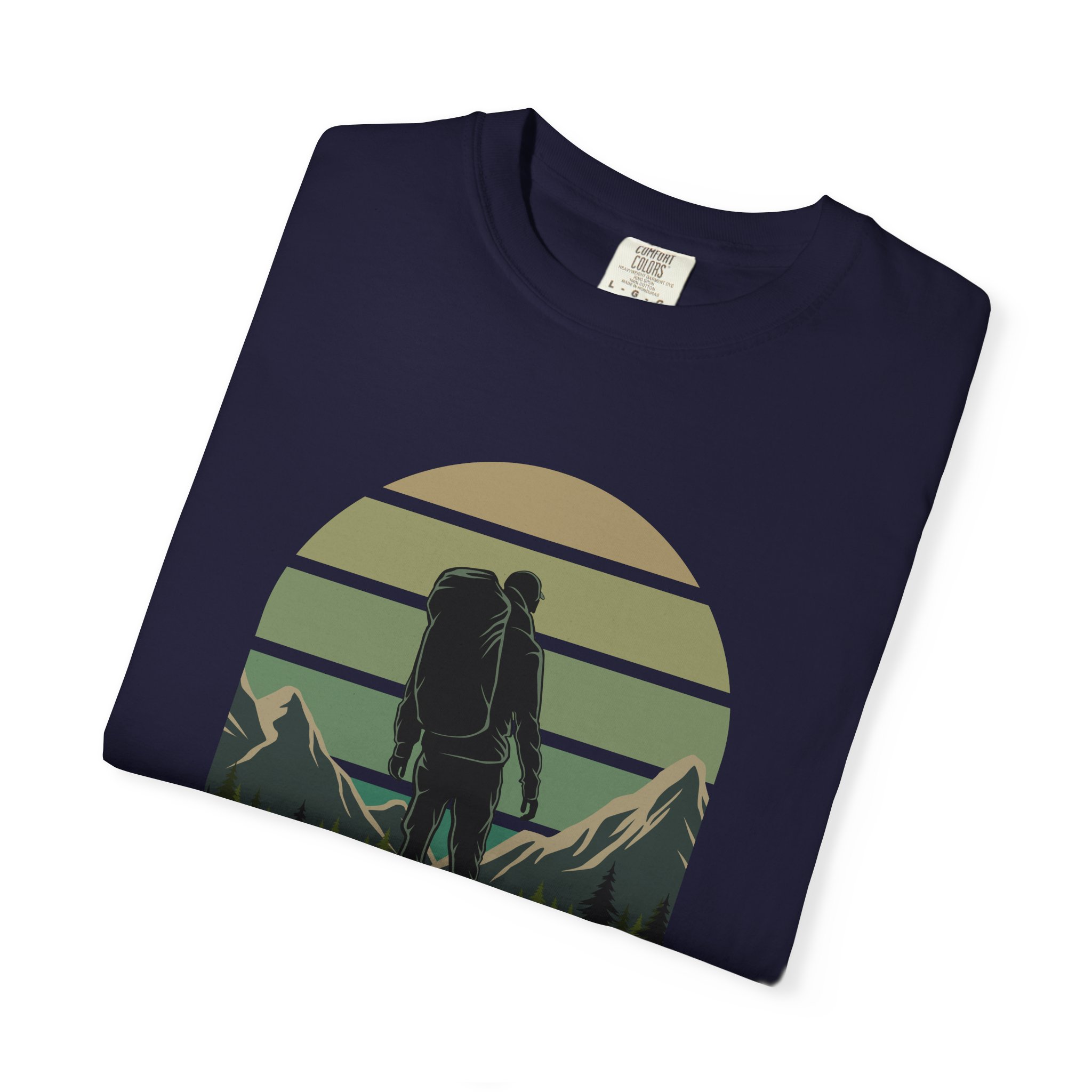 Adventure Mountain Hike T-Shirt | Unisex Garment-Dyed Tee | Nature Lover Gift | Outdoor Adventure Apparel | Hiking Outfit. - Image 23