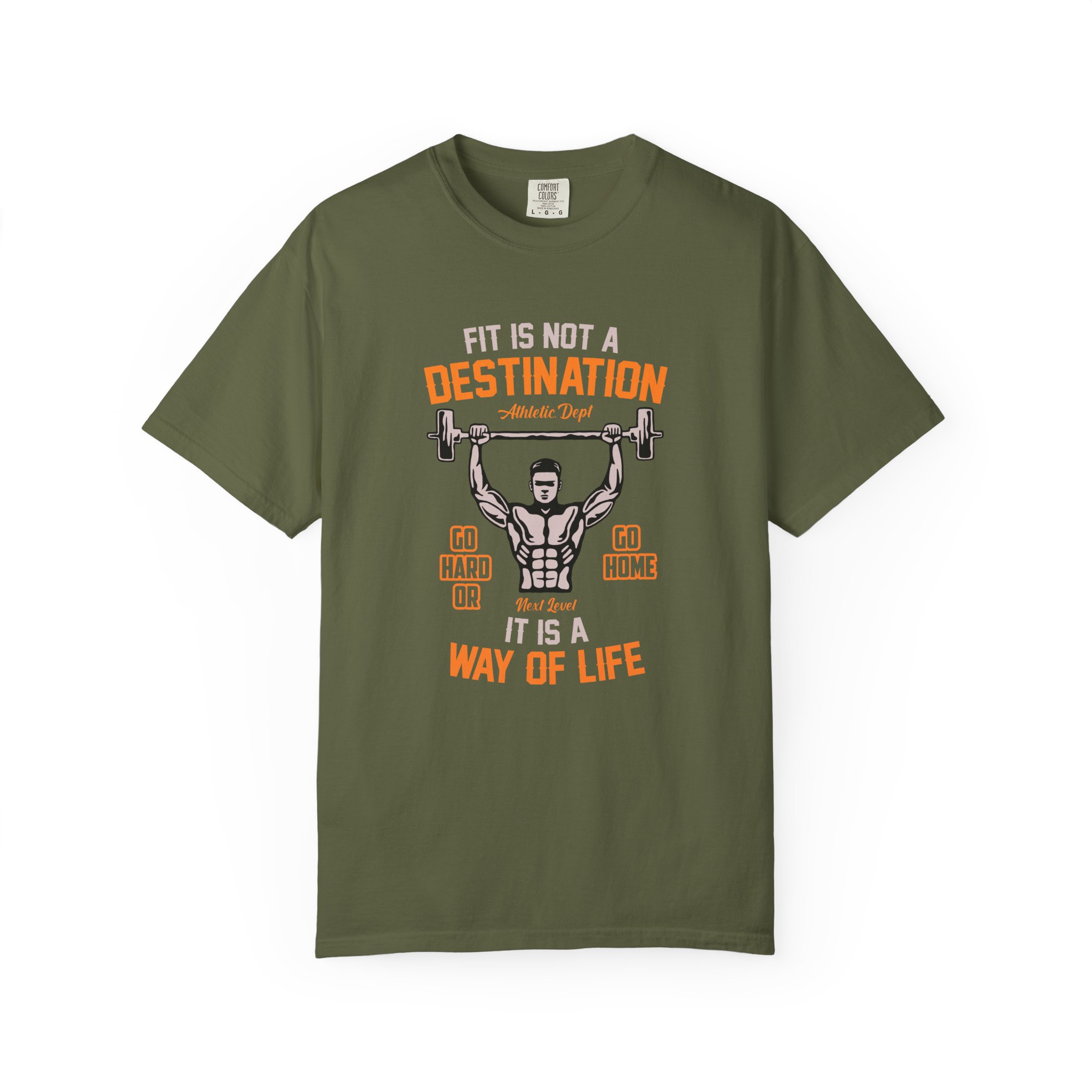 b2 - 6.16 - Fit Is Not a Destination It’s a Way of Life T-Shirt – Motivational Fitness Graphic Tee for Healthy Living, Discipline & Everyday Strength. - Image 17