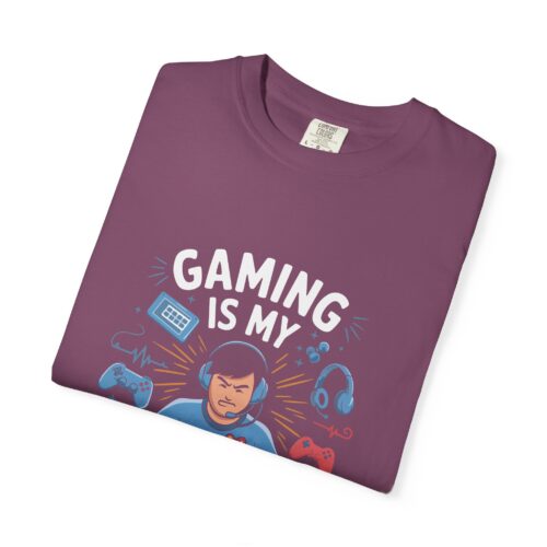 Sarcastic gaming T-shirt - Gaming Is My Workout Unisex Tee - Image 39