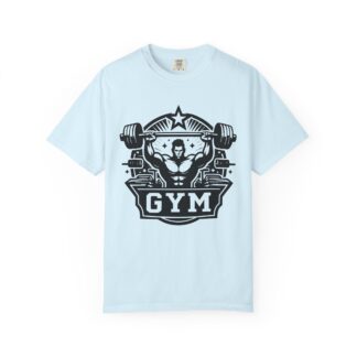 Gym Weightlifting T-Shirt – Retro Barbell Strength Graphic Tee for Powerlifting, Training & Classic Fitness Style.