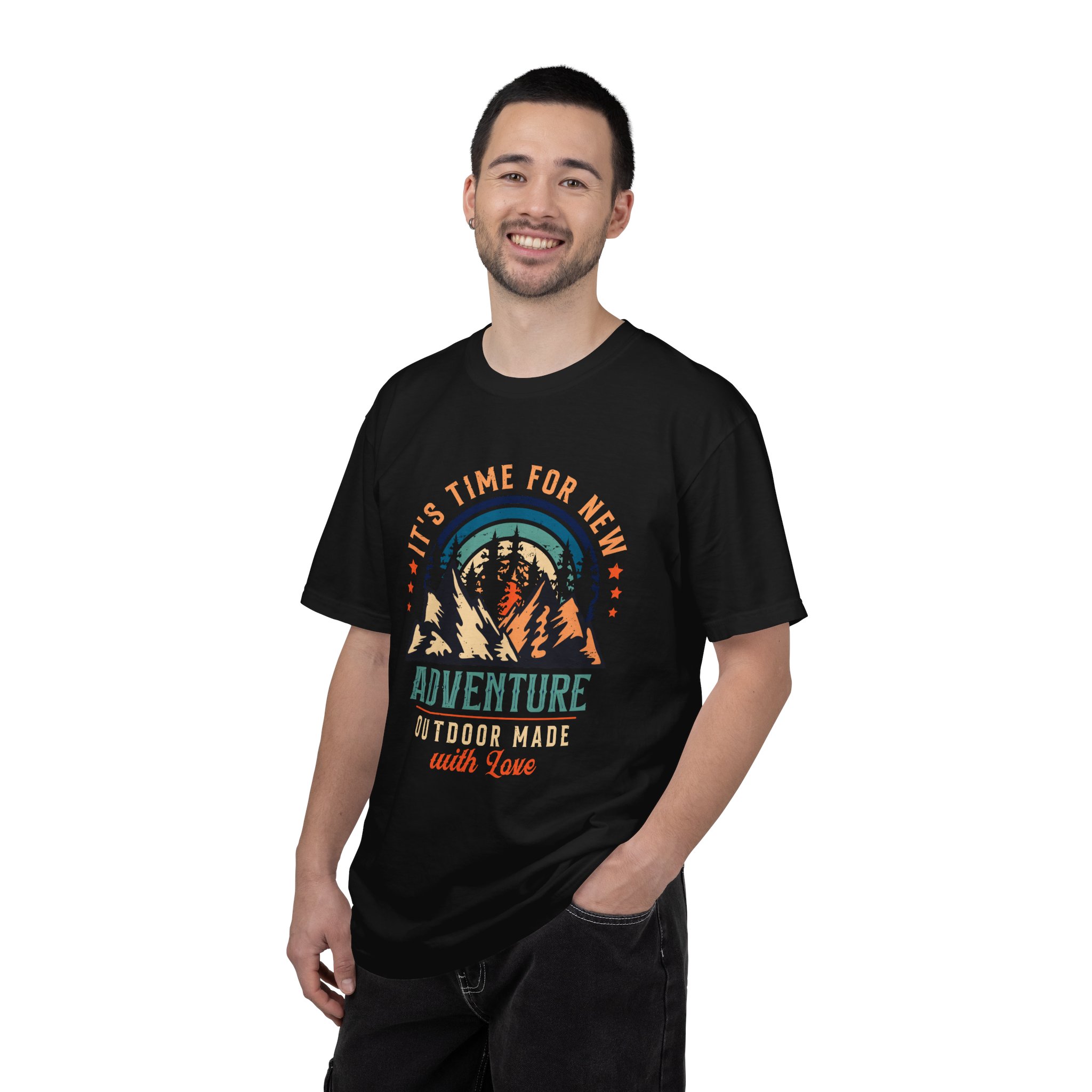 Adventure Awaits Unisex Garment-Dyed T-shirt, Perfect for Outdoor Lovers, Casual Wear, Vacation, Gifts for Adventurers. - Image 2