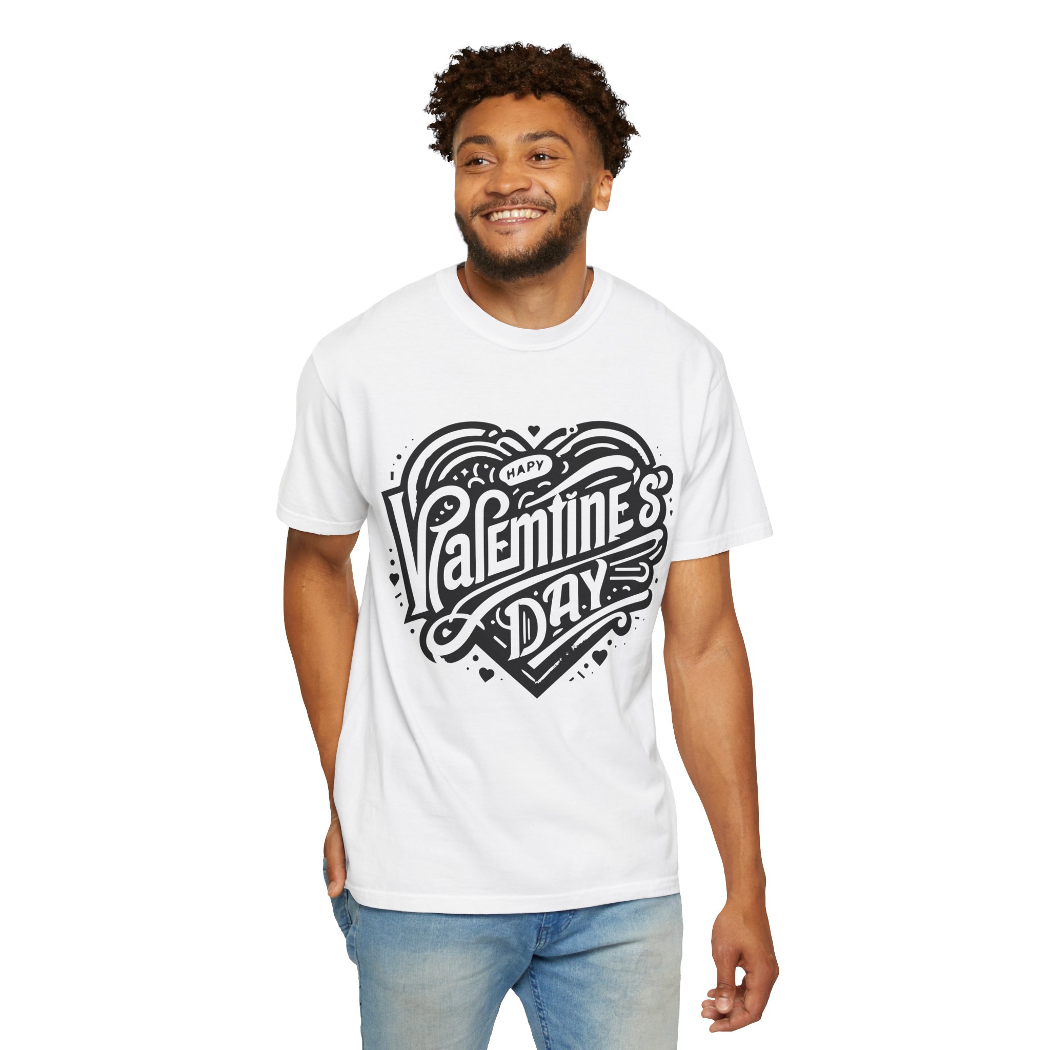 C - 8.12. - Valentine's Day Heart Graphic T-Shirt. - Image 14