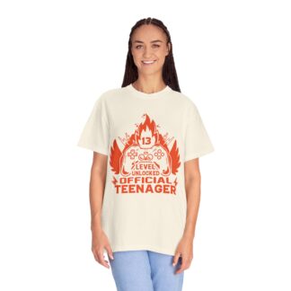 Teen Gamer Tshirt - Official Birthday Tee - Level Unlocked Official Teenager Unisex Tee – 13th Birthday Gamer Graphic Tee for Teens, Fun Celebration & Gaming Vibes. - Image 11