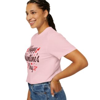 Happy Valentine’s Day Heart Graphic T-Shirt – Romantic Love Graphic Tee for Couples, Gift Giving & Festive Celebration. - Image 53