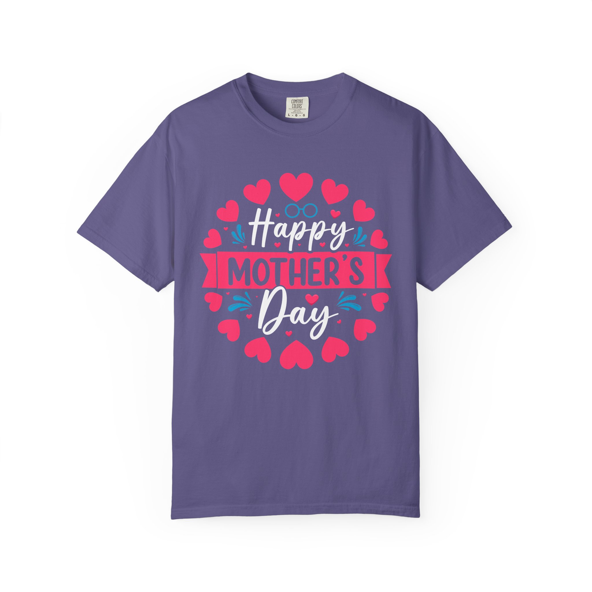 Happy Mother’s Day Floral Heart T-Shirt – Cute Love Graphic Tee for Moms, Perfect Gift Giving & Celebration Wear. - Image 41