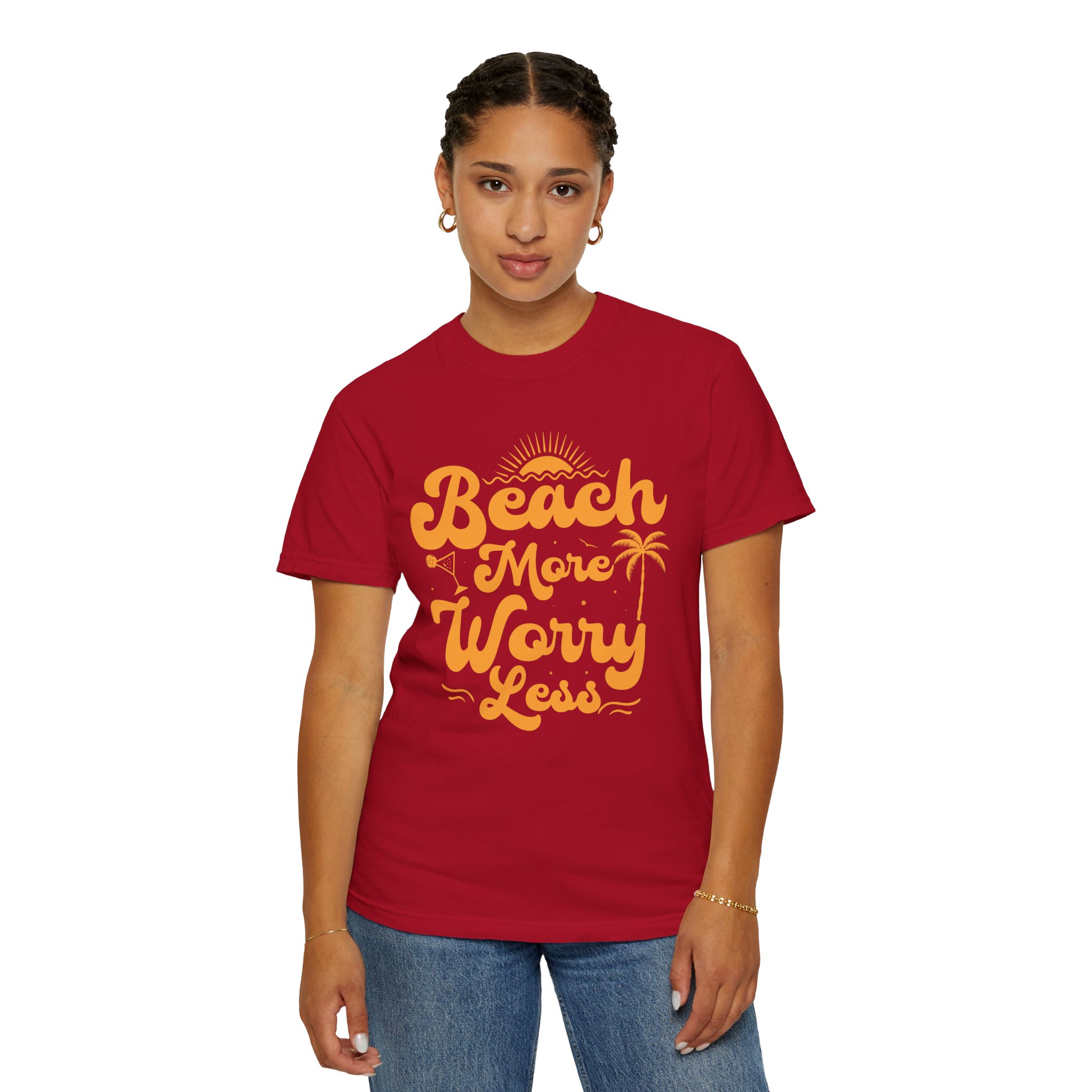C - 13.12a - Beach Vibes T-Shirt - Unisex Garment-Dyed Tee, Summer Apparel, Gift for Beach Lovers, Vacation Outfit, Relaxing Days. - Image 52