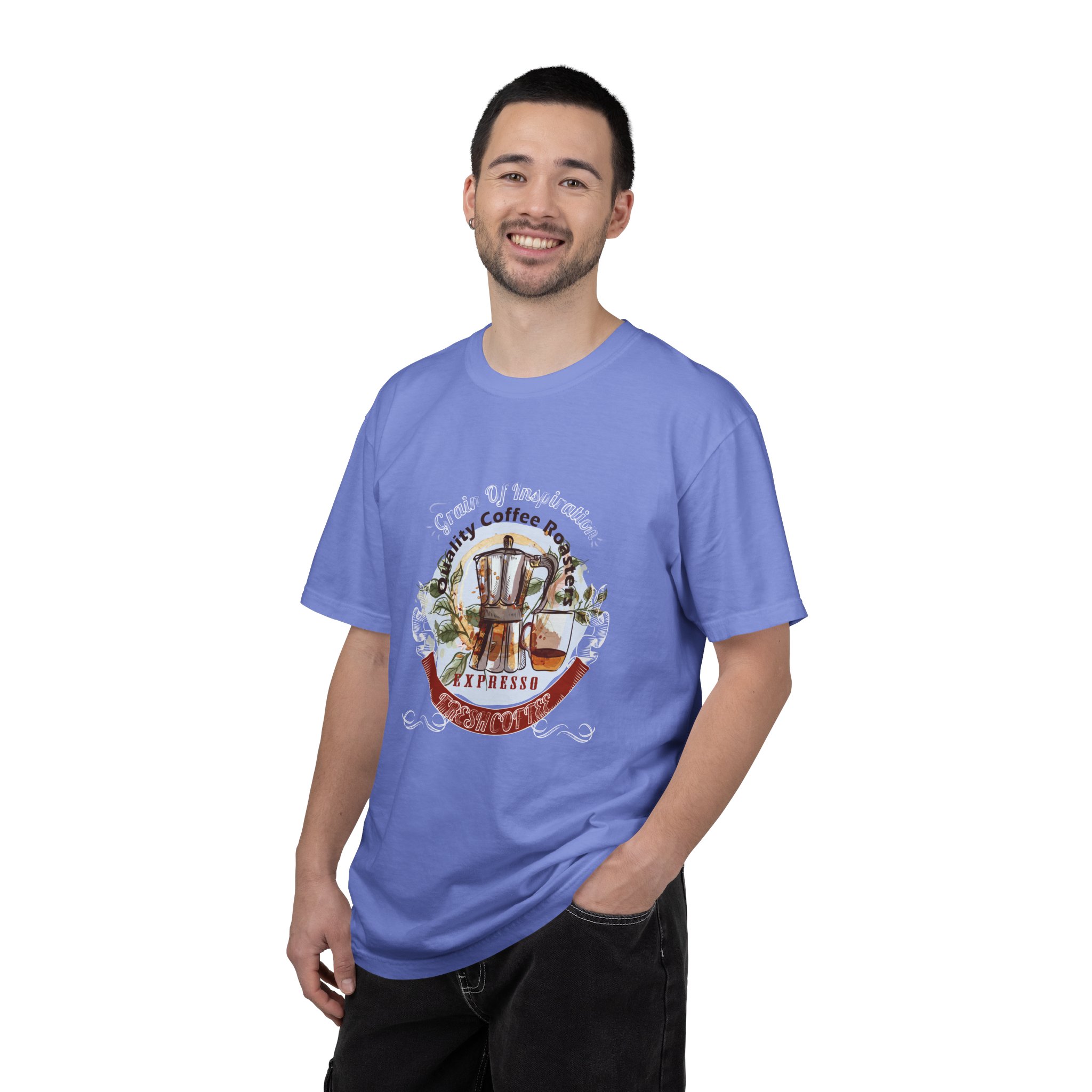 Coffee Lovers Unisex T-Shirt | Quality Coffee Roasters Tee, Casual Wear, Gift for Coffee Enthusiasts, Barista Gift, Eco-Friendly Apparel. - Image 2