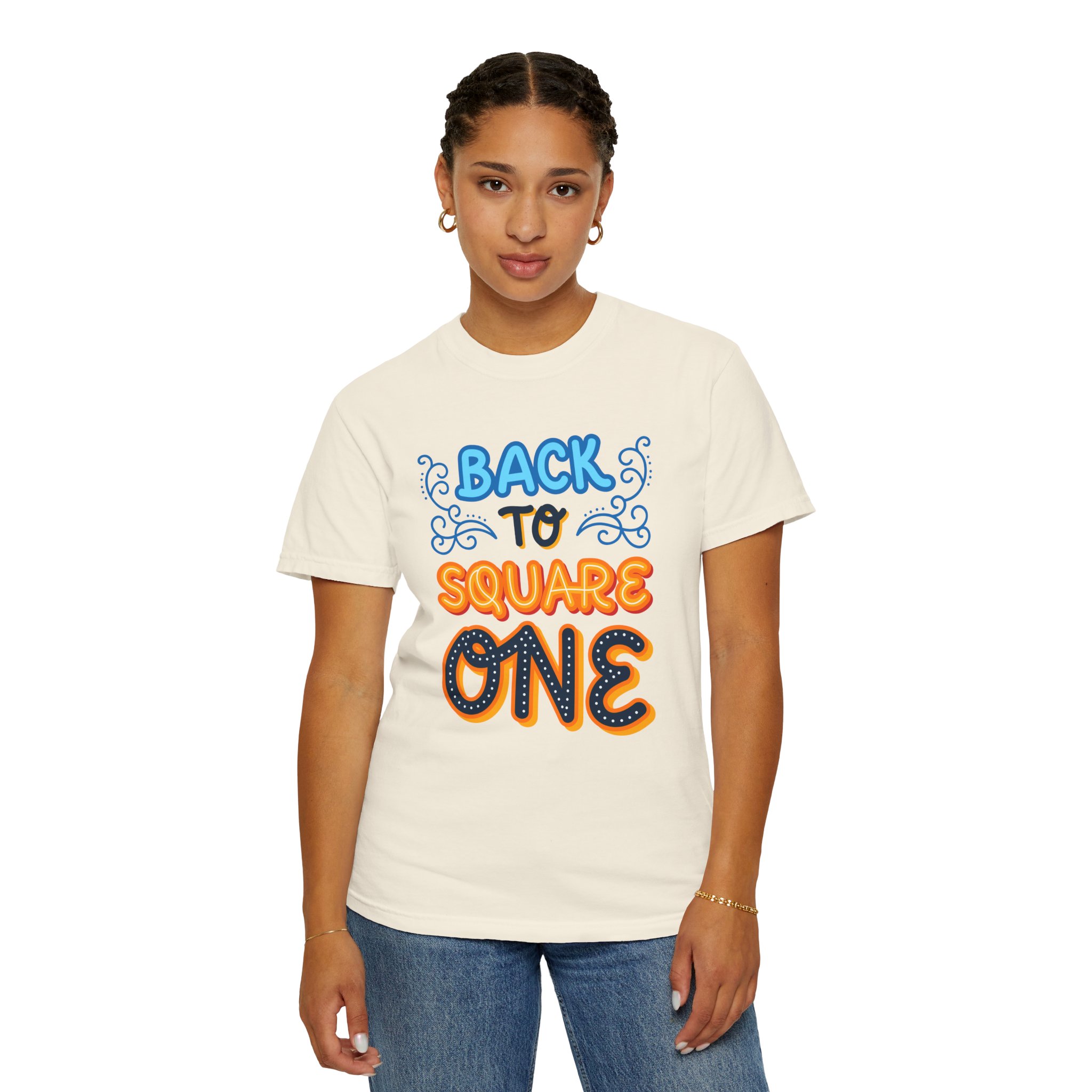 b2 - 2.8d - Back to Square One T-Shirt – Retro Fun Graphic Tee for Fresh Starts & Playful Everyday Vibes. - Image 12