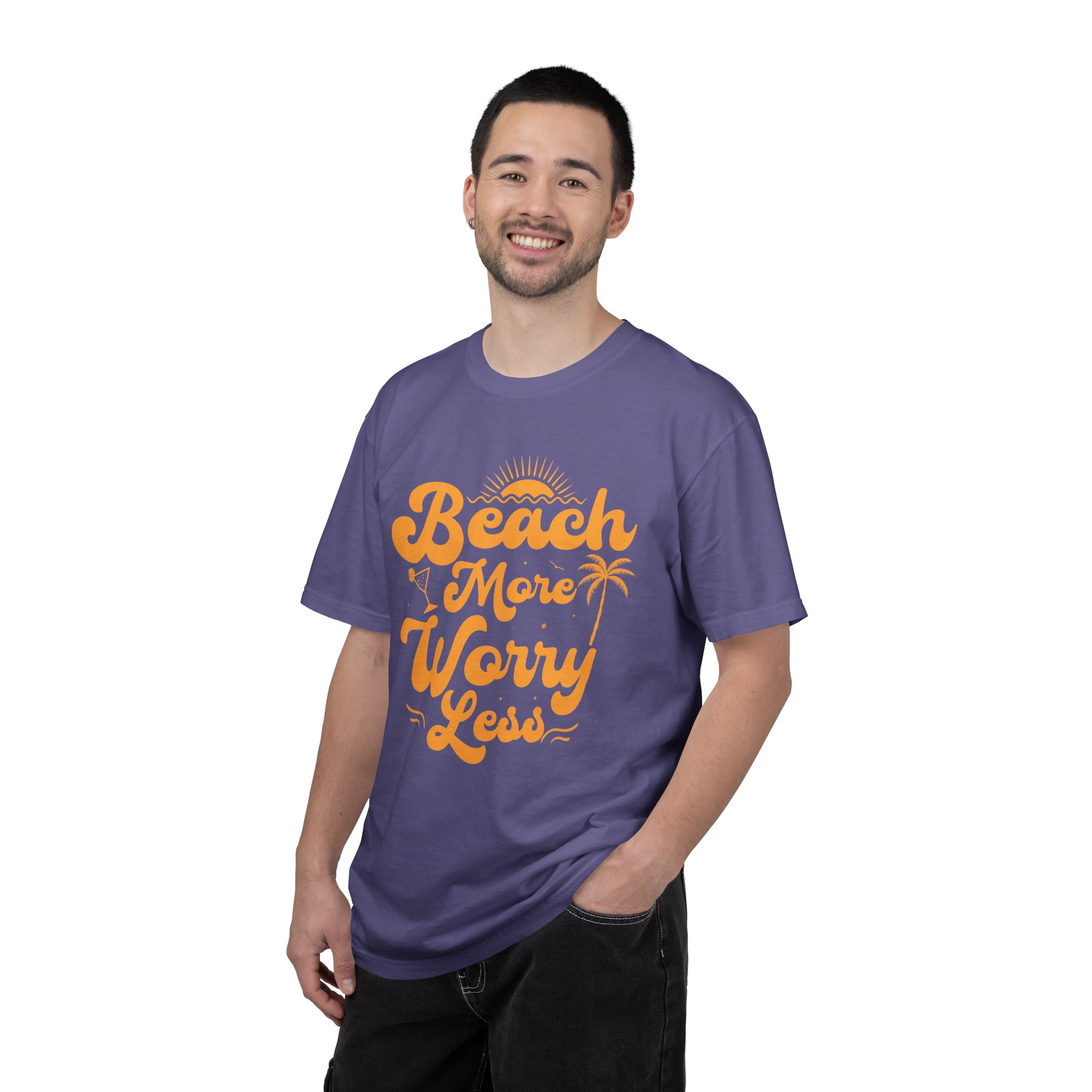 C - 13.12a - Beach Vibes T-Shirt - Unisex Garment-Dyed Tee, Summer Apparel, Gift for Beach Lovers, Vacation Outfit, Relaxing Days. - Image 34