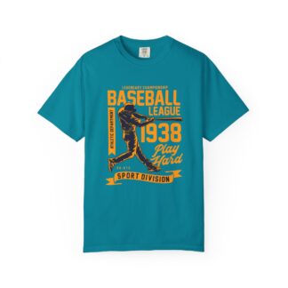Vintage Baseball League Unisex T-Shirt, Sporty Tee for Baseball Fans, Great for Gifts, Retro Sportswear, Casual Everyday Wear.