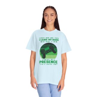 I Leave My Room So Here I Am T-Shirt – Retro Green Gamer Controller Tee for Video Game Lovers & Gamers. - Image 27