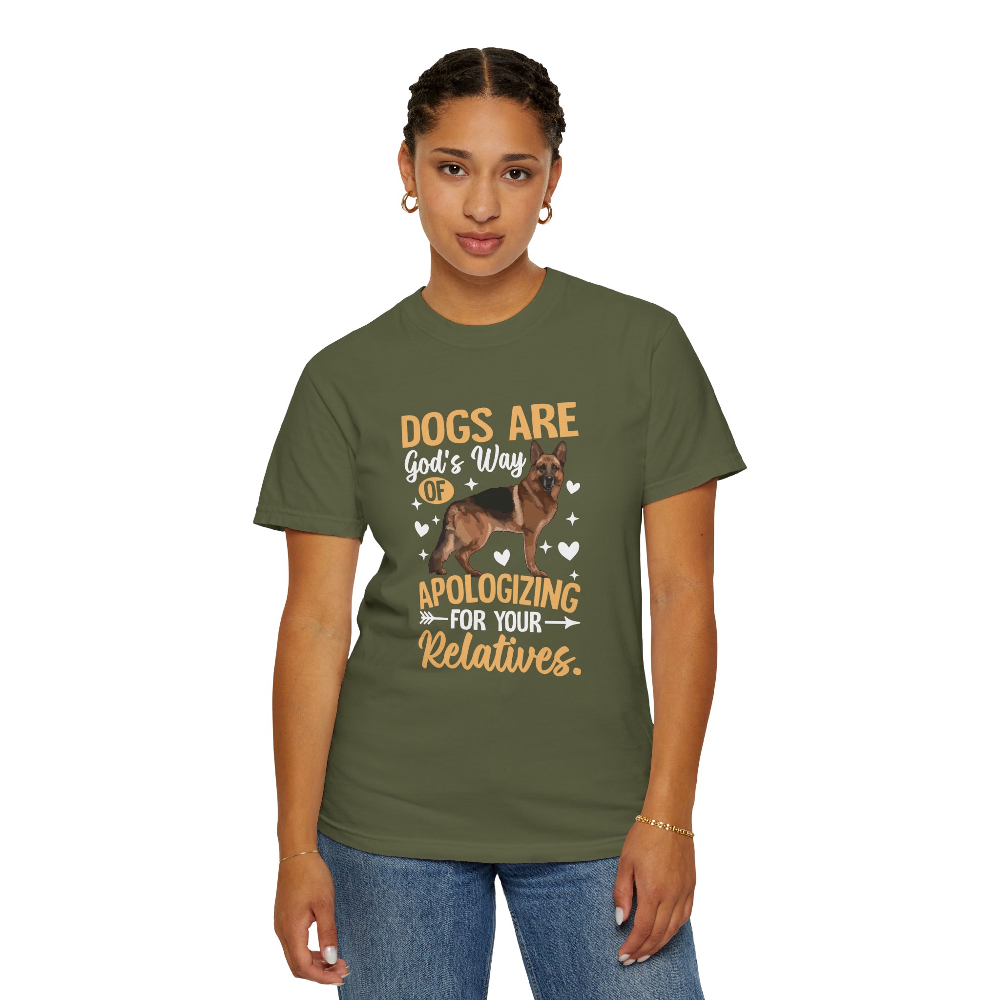 b2 - 4.1 - Dogs Are God’s Way of Apologizing for Your Relatives T-Shirt – Funny Dog Lover Graphic Tee for Humor, Pet Lovers & Playful Vibes. - Image 20