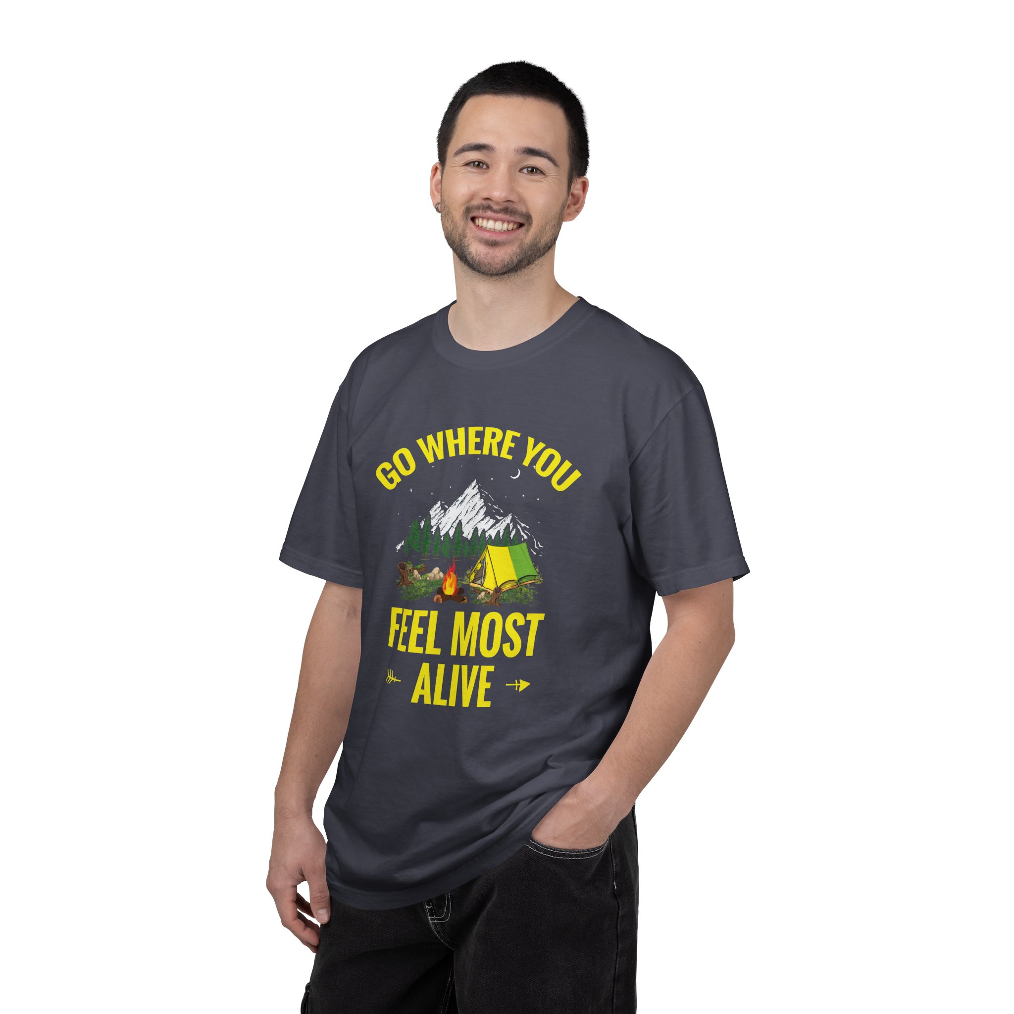 Adventure-Inspired T-Shirt | Outdoor Lovers Gift, Camping Apparel, Nature Tee, Eco-Friendly Fashion, Unisex Casual Wear. - Image 2