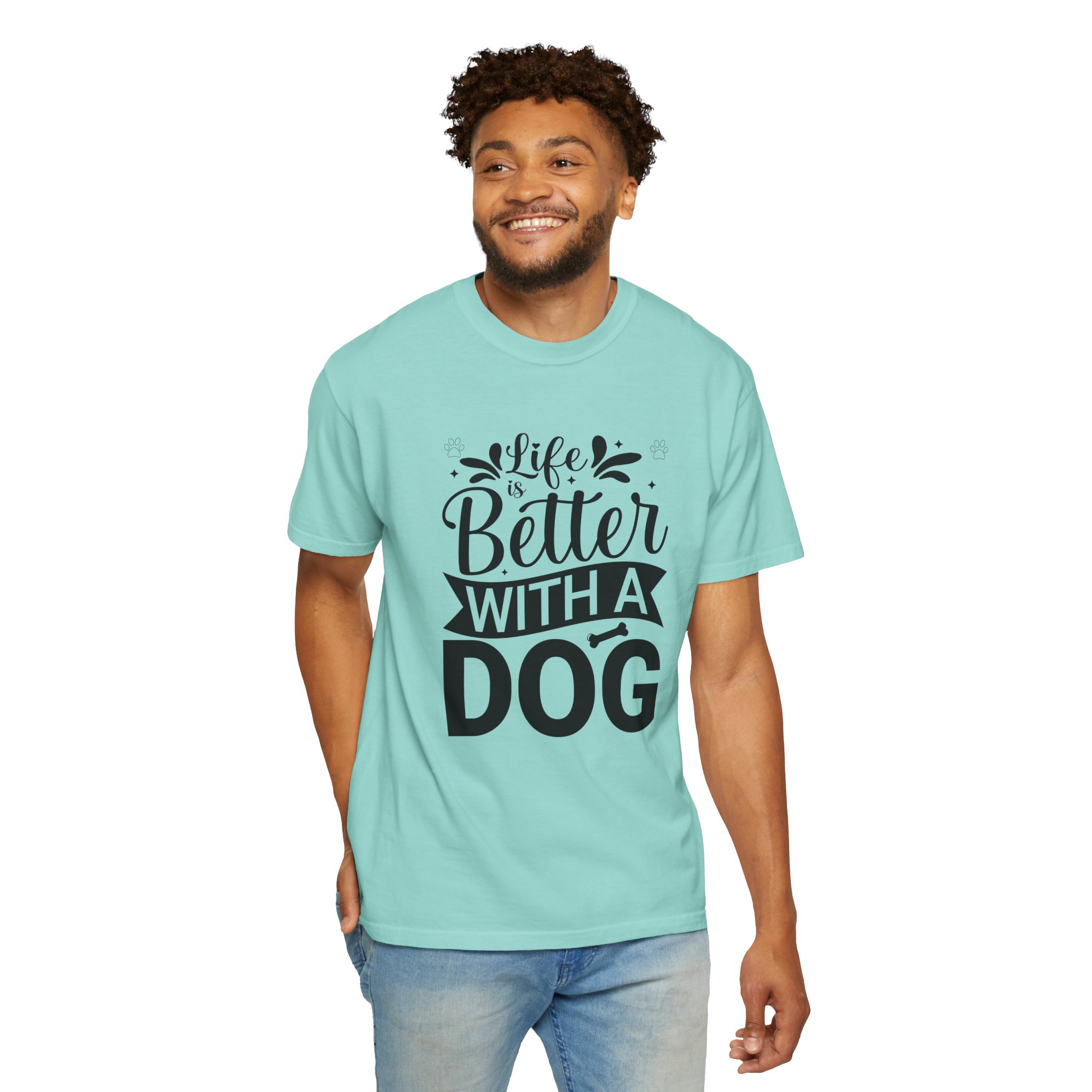 Life Is Better with a Dog T-Shirt – Cute Dog Lover Tee for Pet Owners & Dog Parents. - Image 30