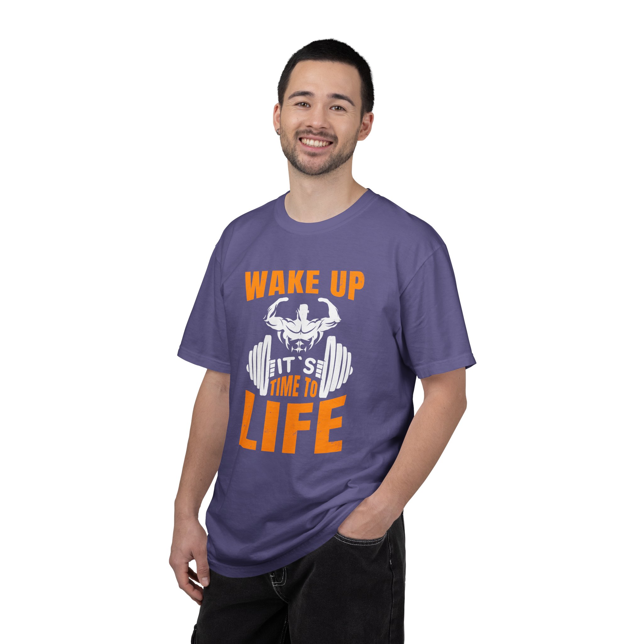 b2 - 6.19 - Wake Up It’s Time to Lift T-Shirt – Motivational Weightlifting Graphic Tee for Early Grind, Strength & Gym Dedication. - Image 34