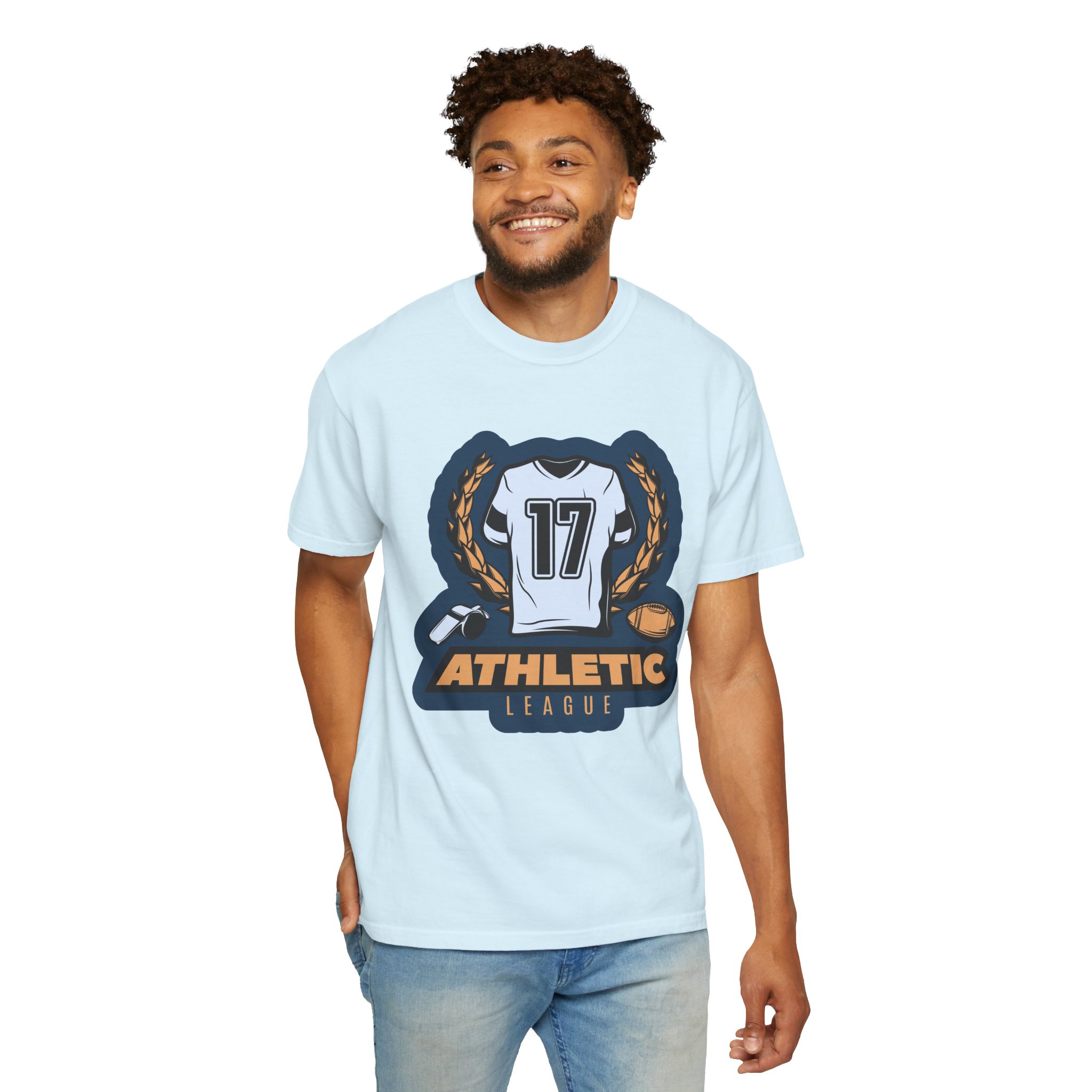 Athletic League T-Shirt, Sports Fan Apparel, Unisex Graphic Tee, Gamer Gift, Team Pride Wear, Casual Everyday Style. - Image 6