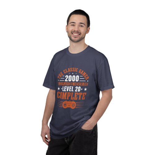 Retro gaming tee Gamer Level 20 Unisex Tshirt - Image 2