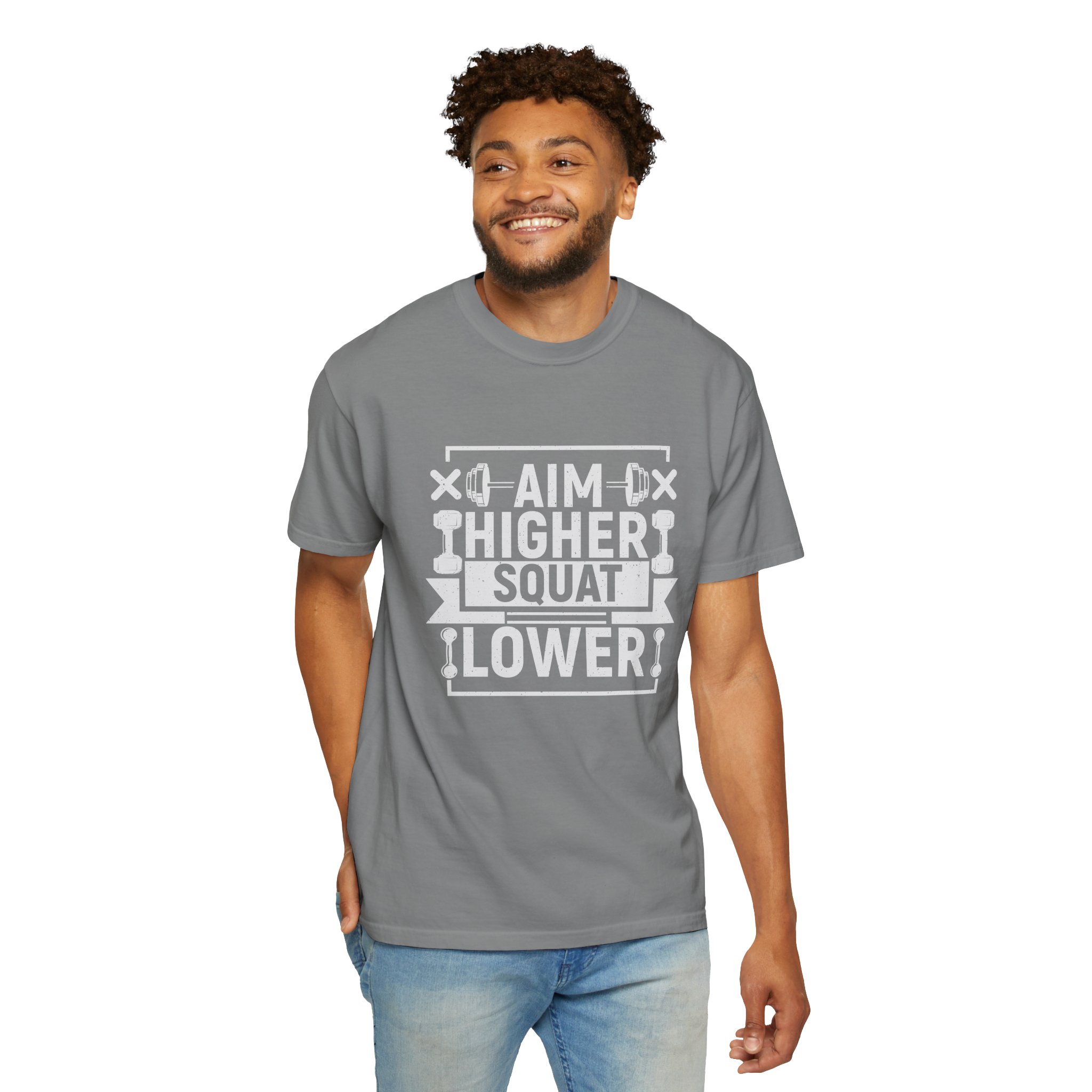 Fitness Motivational T-Shirt, Gym Tee for Active Lifestyle, Workout Apparel, Gift for Fitness Enthusiasts, Exercise Outfit, Squat Humor Tee. - Image 14