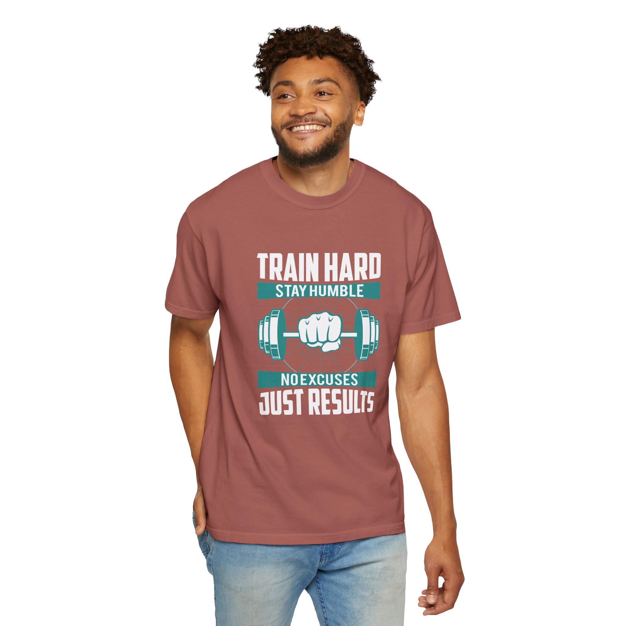 Gym Motivation T-Shirt - Train Hard Stay Humble Design, Fitness Apparel, Athleisure Wear, Workout Gear, Gift for Gym Lovers. - Image 38