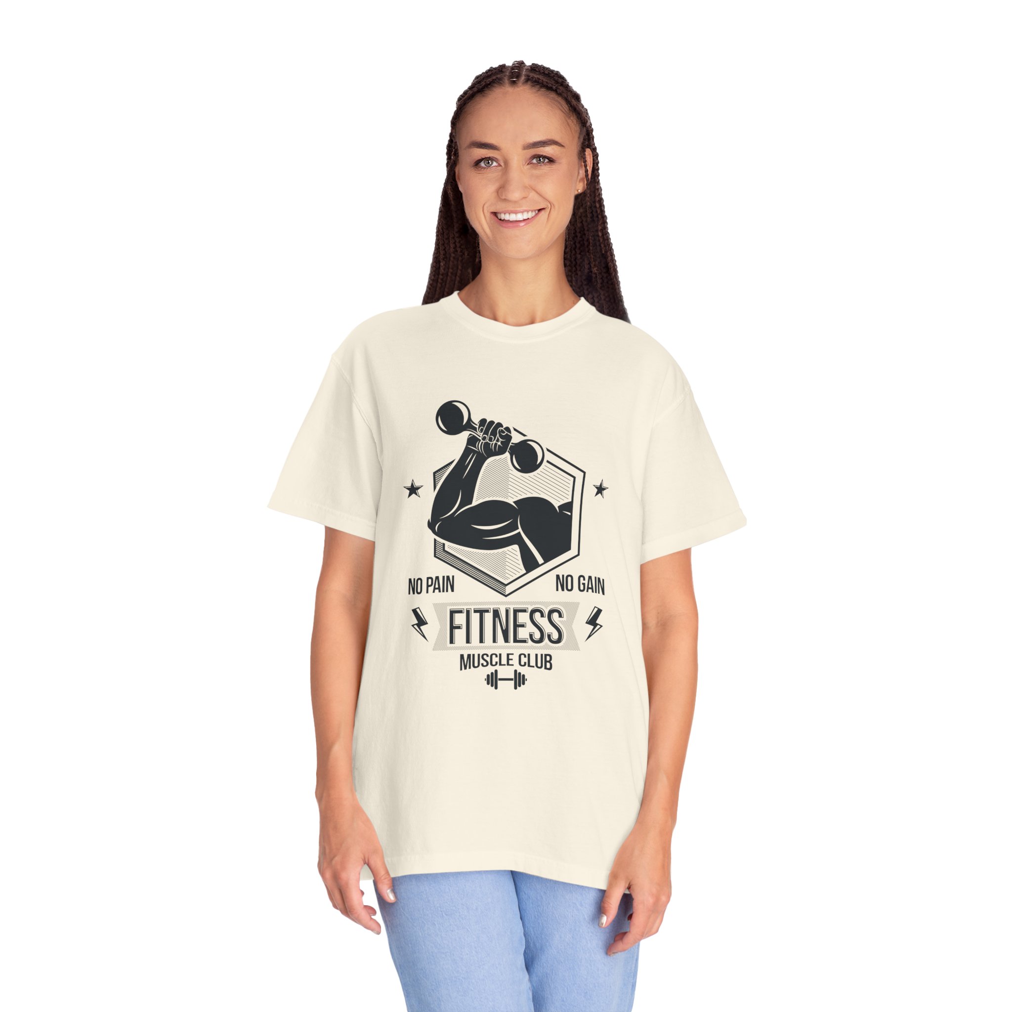 Fitness Muscle Club T‑Shirt — "No Pain No Gain" Gym Workout Tee. - Image 19