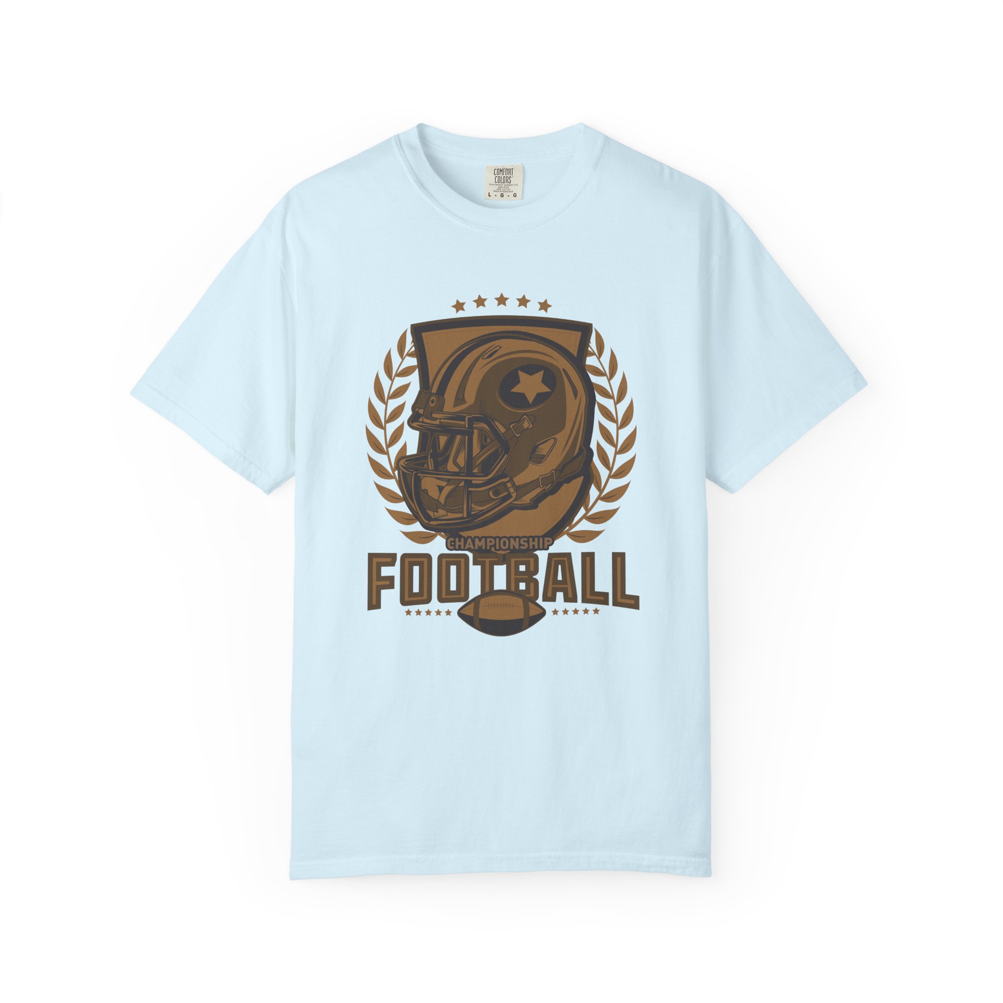 C - 16.14 - Football Unisex Garment-Dyed T-shirt | Casual Sports Apparel, Gift for Fans, Game Day Wear, Comfortable Everyday Style. - Image 33