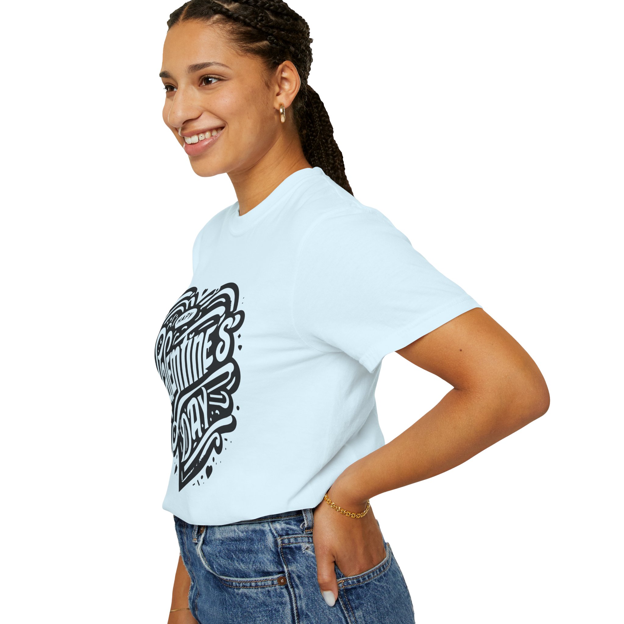 C - 8.12. - Valentine's Day Heart Graphic T-Shirt. - Image 37