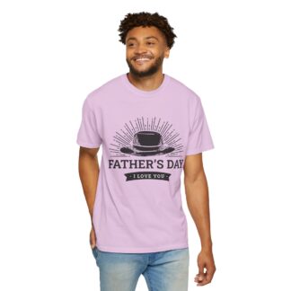 Father’s Day “I Love You” Hat Design T-Shirt – Cute Love Graphic Tee for Dads, Perfect Gift for Father’s Day, Birthday & Special Celebration Wear. - Image 54