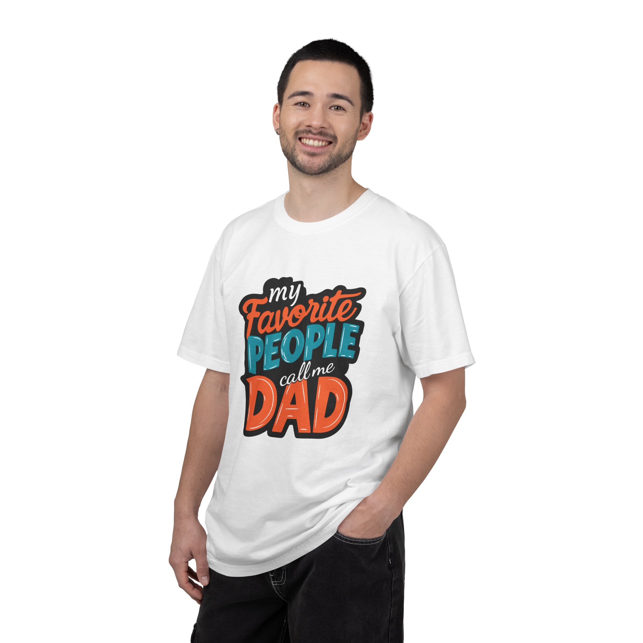 My Favorite People Call Me Dad Unisex T-Shirt, Gift for Dad, Father's Day Shirt, Birthday Gift, Casual Tees, Everyday Wear. - Image 2