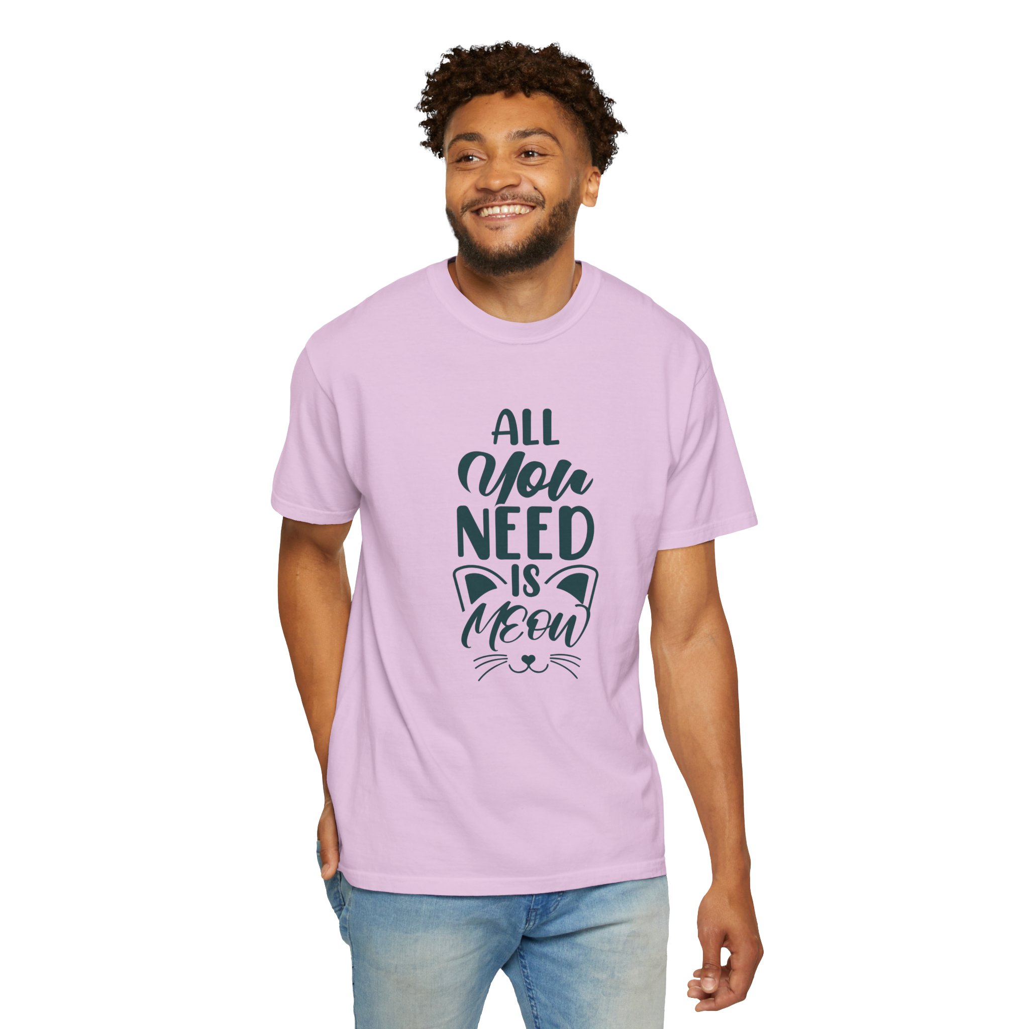 All You Need Is Meow T-Shirt – Cute Cat Lover Graphic Tee for Men & Women, Casual Everyday Wear & Perfect Gift Giving - Image 46