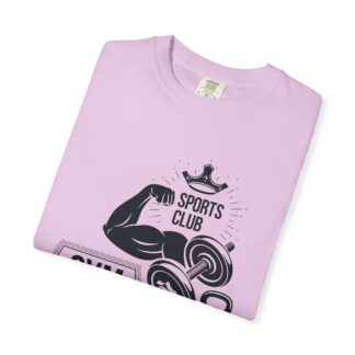 Gym Sports Club Workout T-Shirt – Dumbbells & Kettlebell Graphic Tee for Strength Training & Active Fitness Style. - Image 47