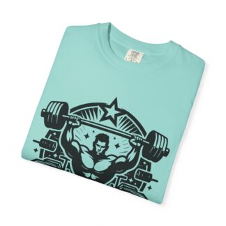 Gym Weightlifting T-Shirt – Retro Barbell Strength Graphic Tee for Powerlifting, Training & Classic Fitness Style. - Image 47