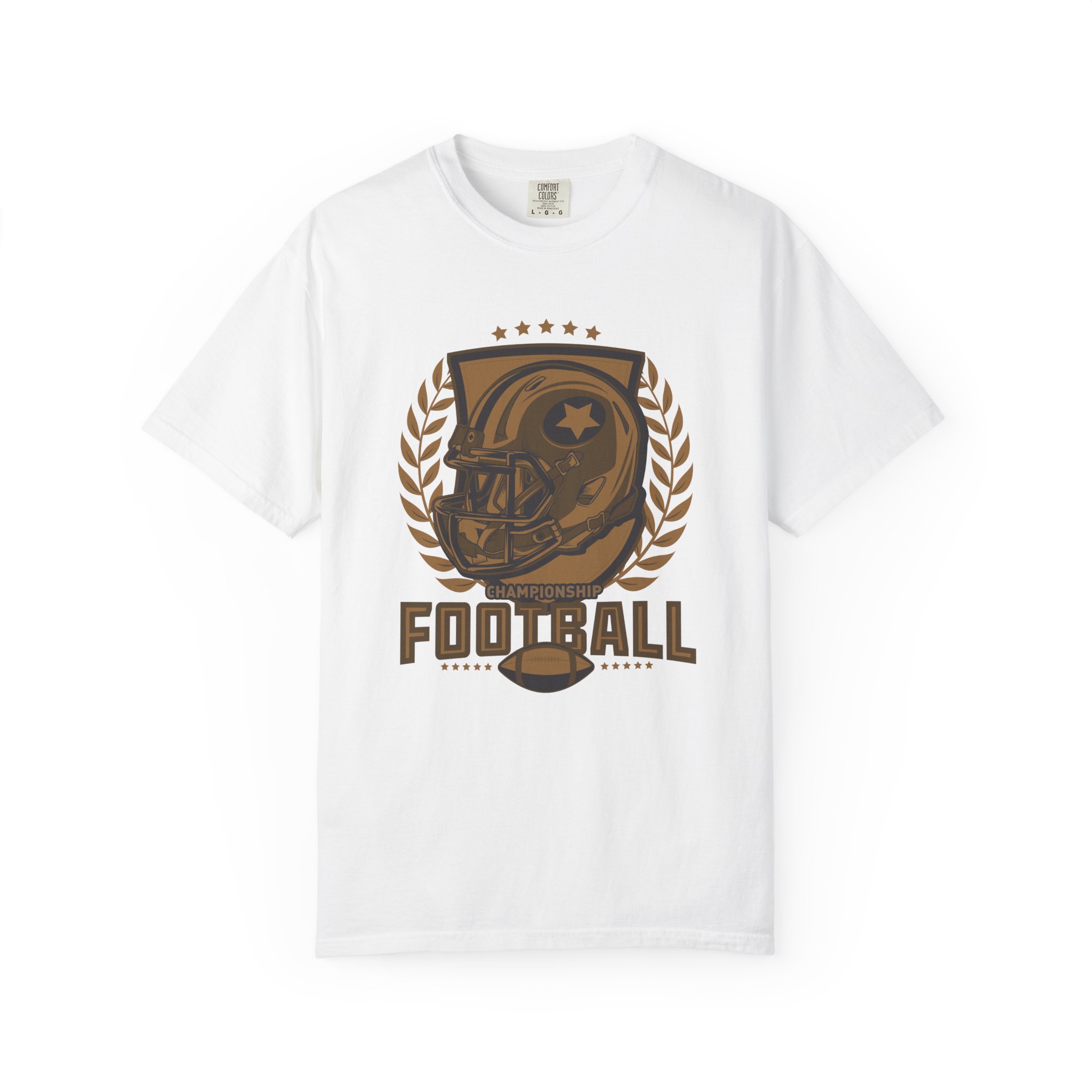 C - 16.14 - Football Unisex Garment-Dyed T-shirt | Casual Sports Apparel, Gift for Fans, Game Day Wear, Comfortable Everyday Style.