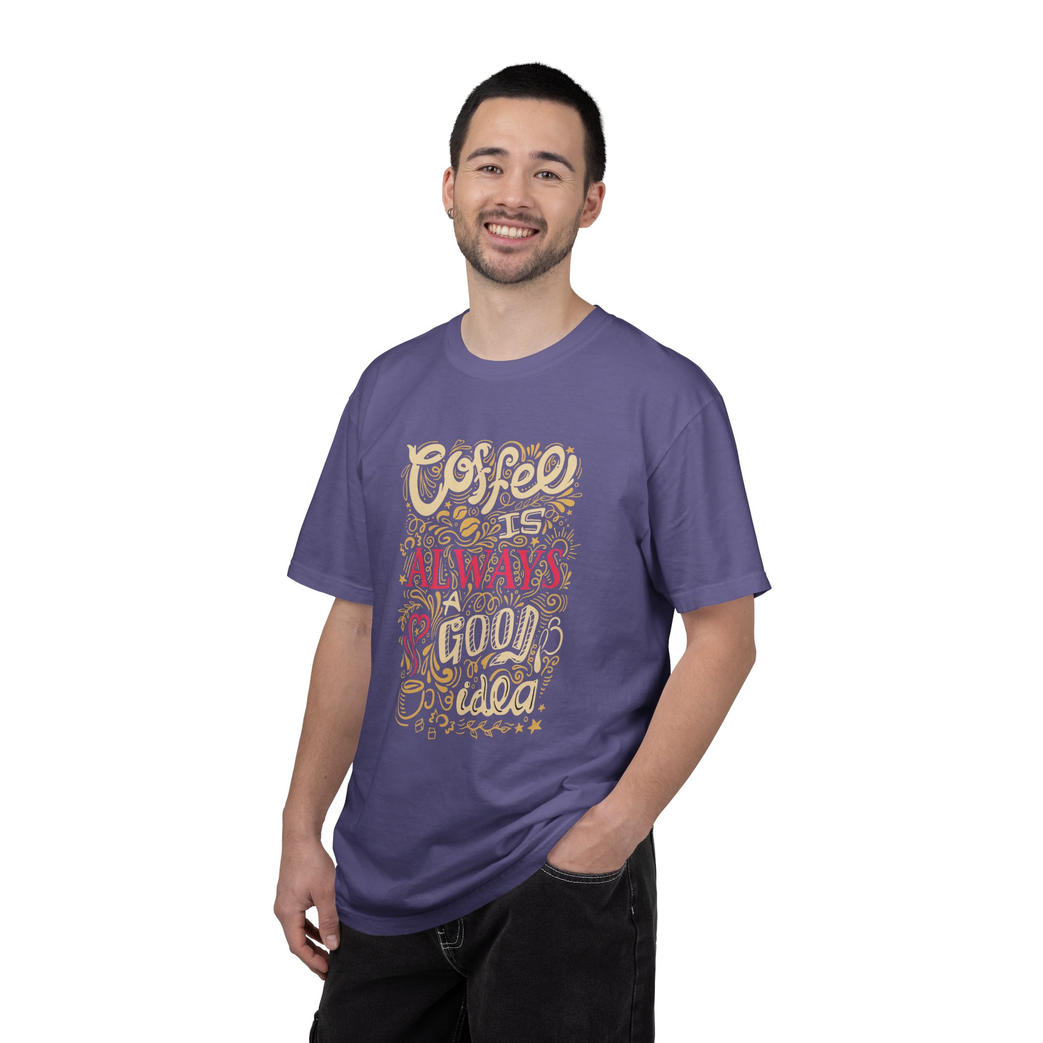 b2 - 1.4 - Coffee Is Always a Good Idea T-Shirt – Funny Coffee Lover Graphic Tee for Daily Motivation & Cafe Vibes. - Image 42
