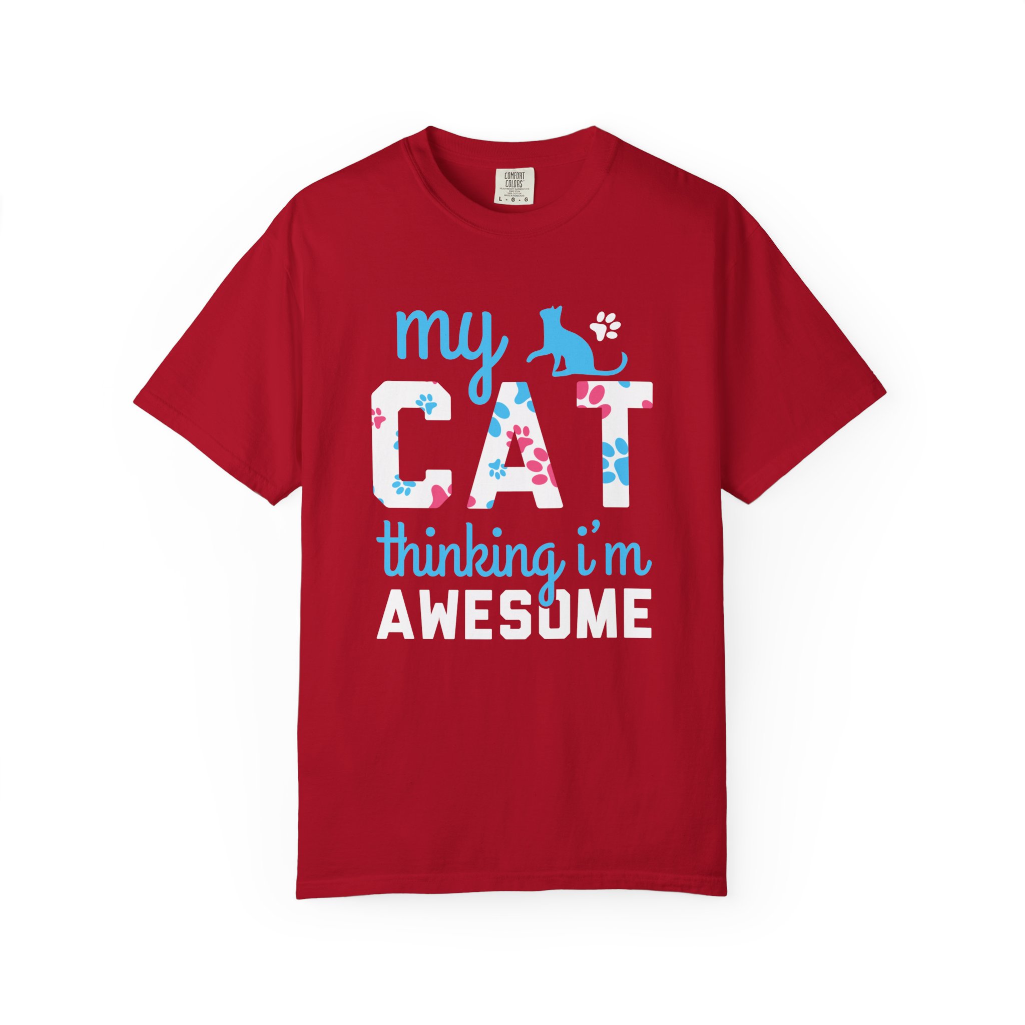 My Cat Thinking I'm Awesome T-Shirt — Funny Cat Lover Tee. - Image 41
