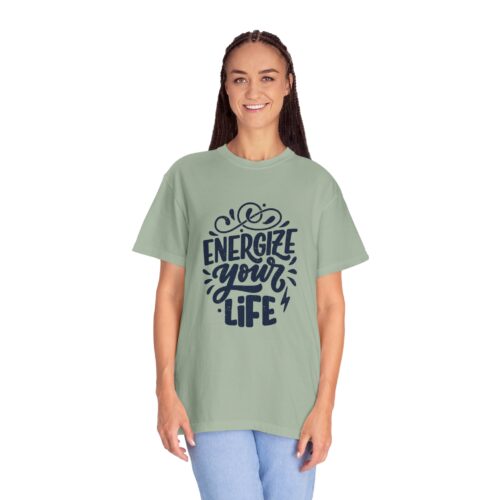 Motivational quote t-shirt for Gift- Energizing Your Life Unisex Tee - Image 27