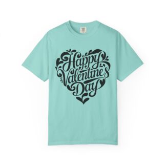 Happy Valentine’s Day Script Heart T-Shirt – Romantic Love Graphic Tee for Couples, Gift Giving & Festive Celebration. - Image 25