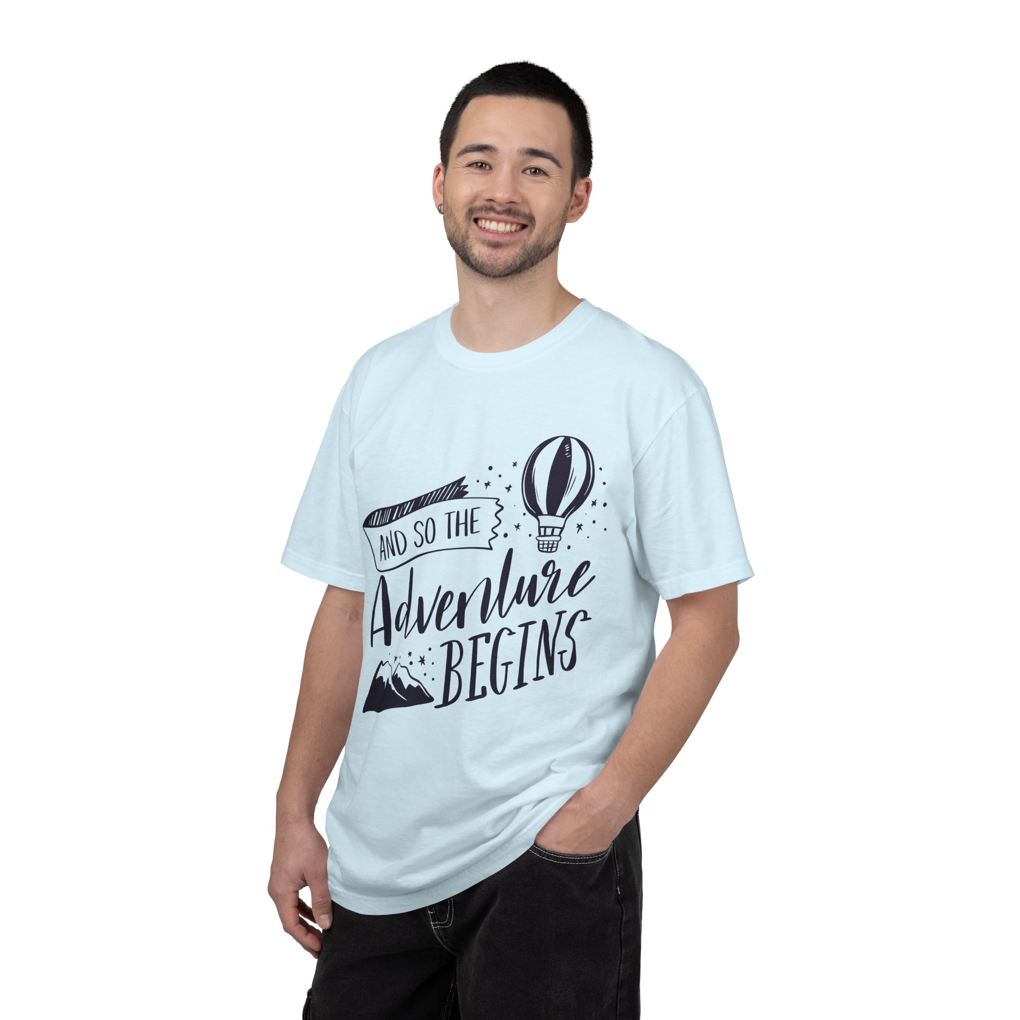 C - 14.1b - Adventure Begins Unisex T-Shirt, Travel Tee, Gift for Wanderlust, Adventure Apparel, Casual Wear, Explorer Top. - Image 42