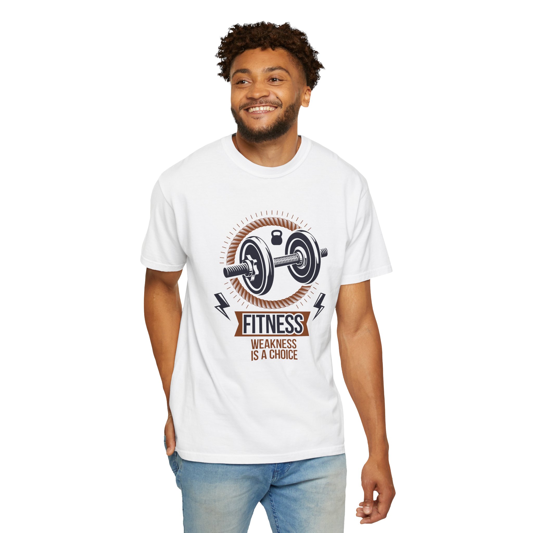 Fitness T-Shirt — "Fitness: Weakness Is A Choice" Motivational Gym Tee. - Image 6